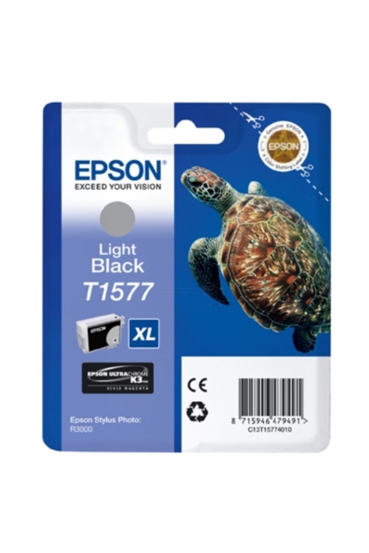 Epson T1577-c13t15774010 Orjinal Açık Siyah Kartuş