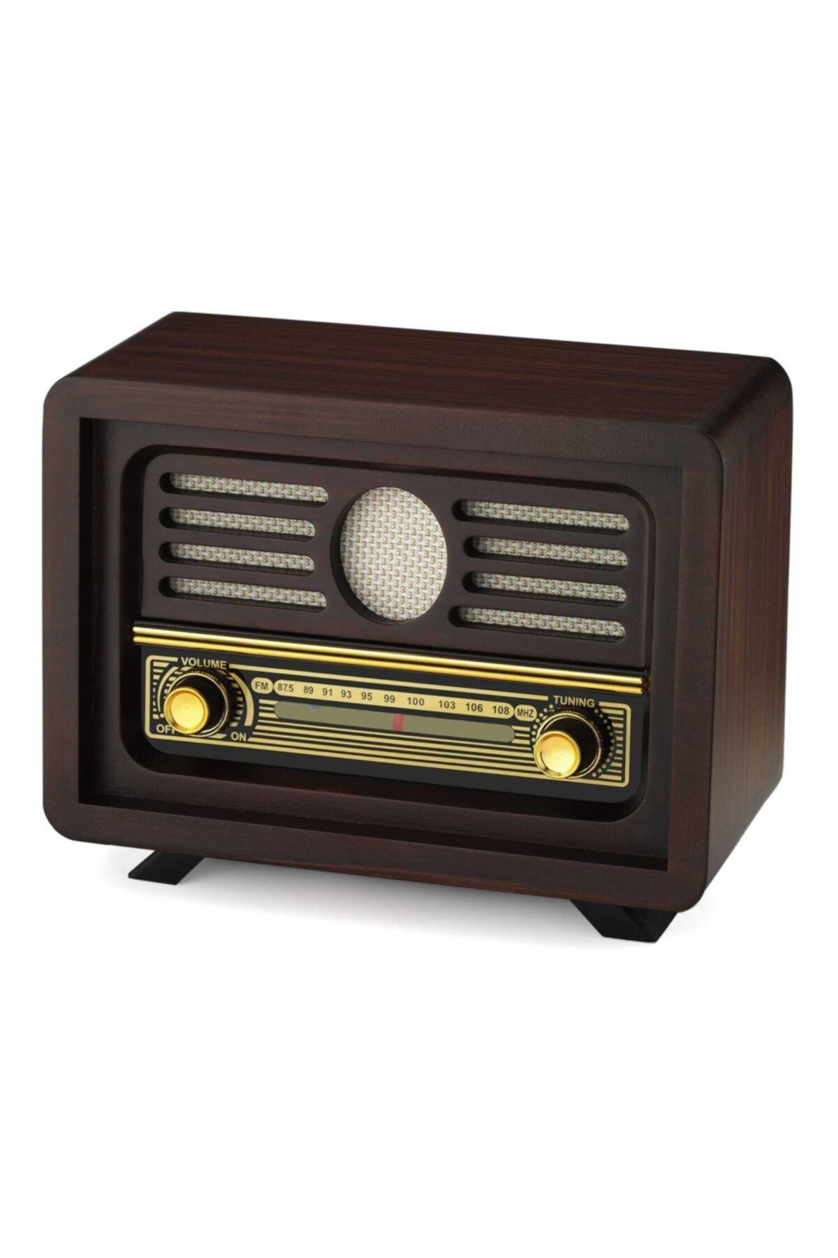 HediyeSec Nostaljik Ahşap Radyo