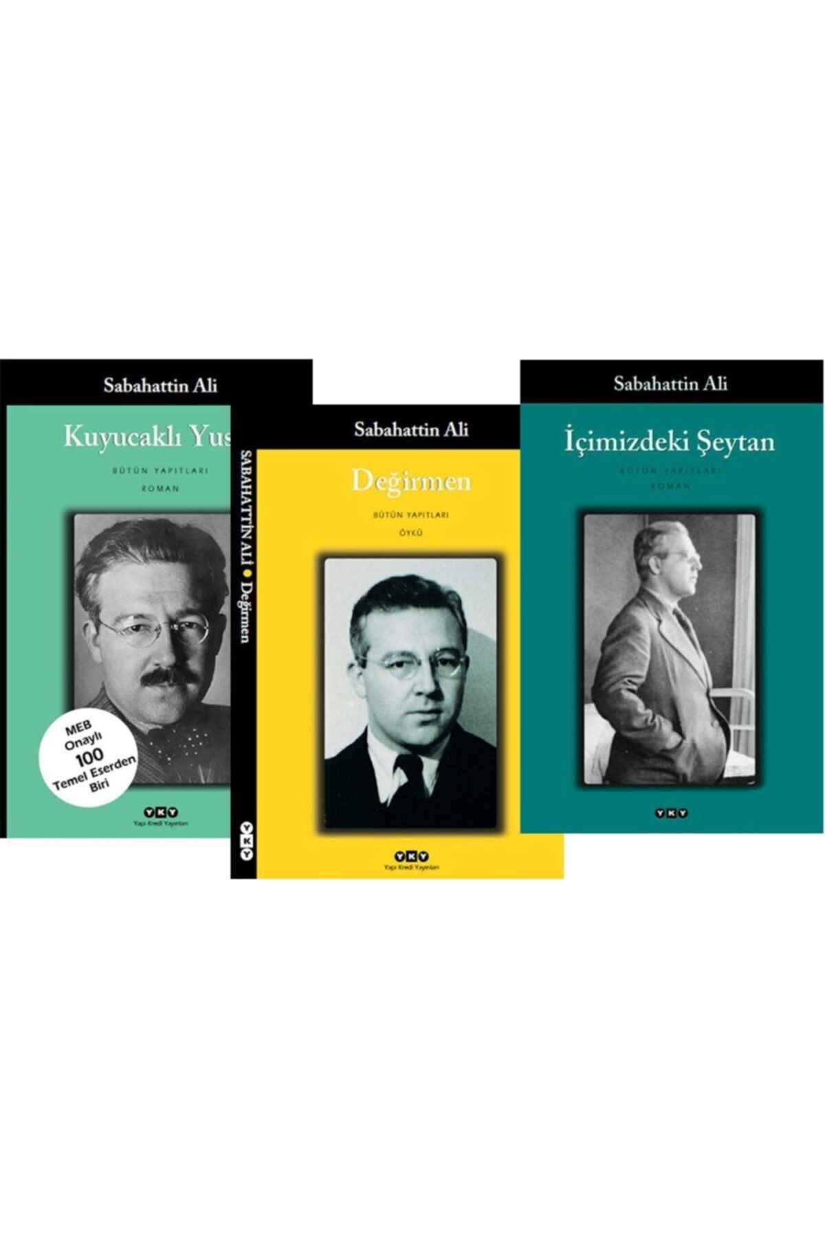 Yapı Kredi Yayınları Kuyucaklı Yusuf - Değirmen -içimizdeki Şeytan (sabahattin Ali 3 Kitap Set )