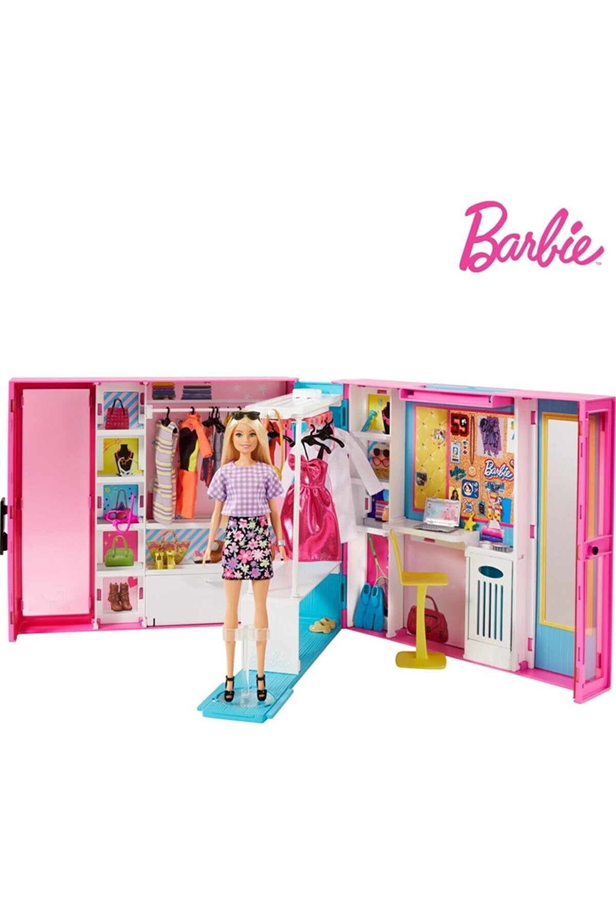 Barbie 'nin Rüya Gardırobu Bebek Ve 25'ten Fazla Aksesuar Ile Gbk10
