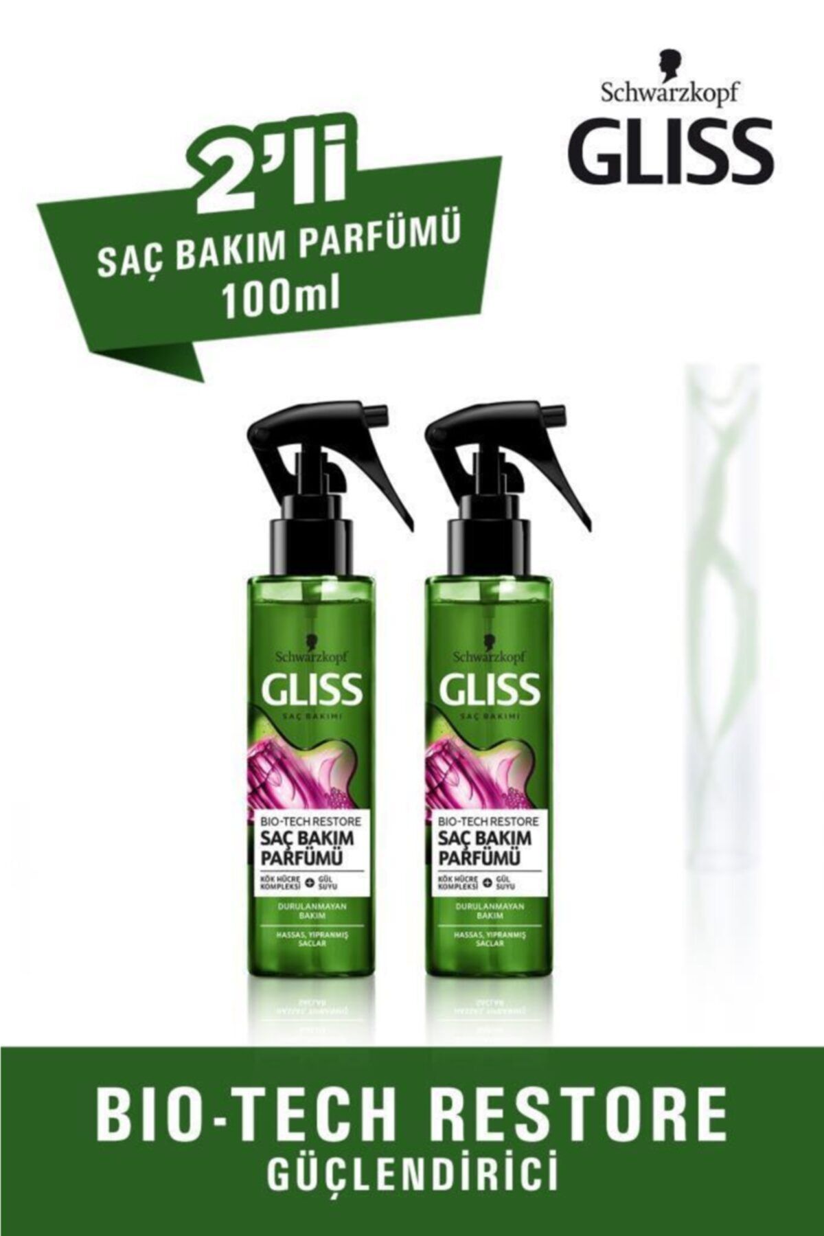 Gliss Bio-tech Saç Bakım Parfümü 100 ml 2'li