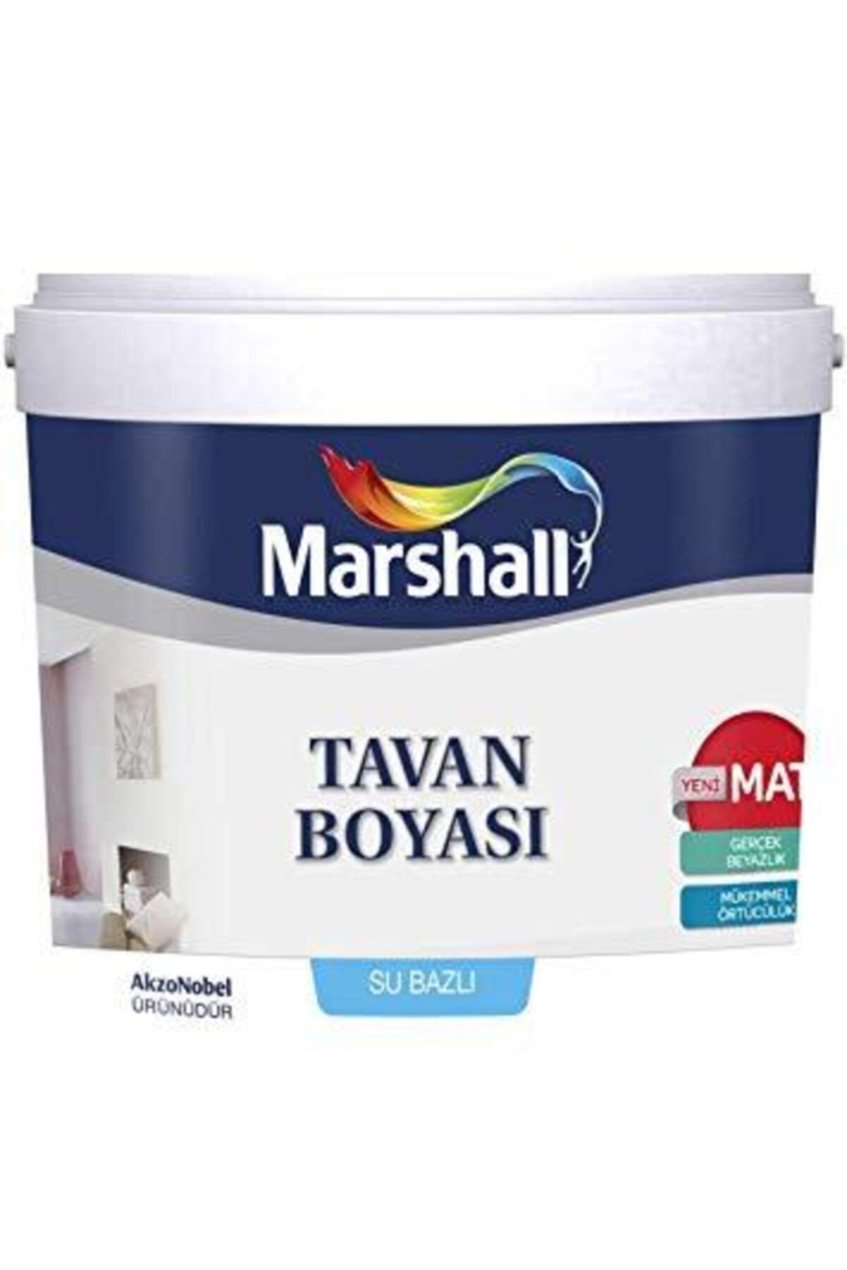 Marshall Tavan Boyası Beyaz 2.1 Lt - 3.5 Kg