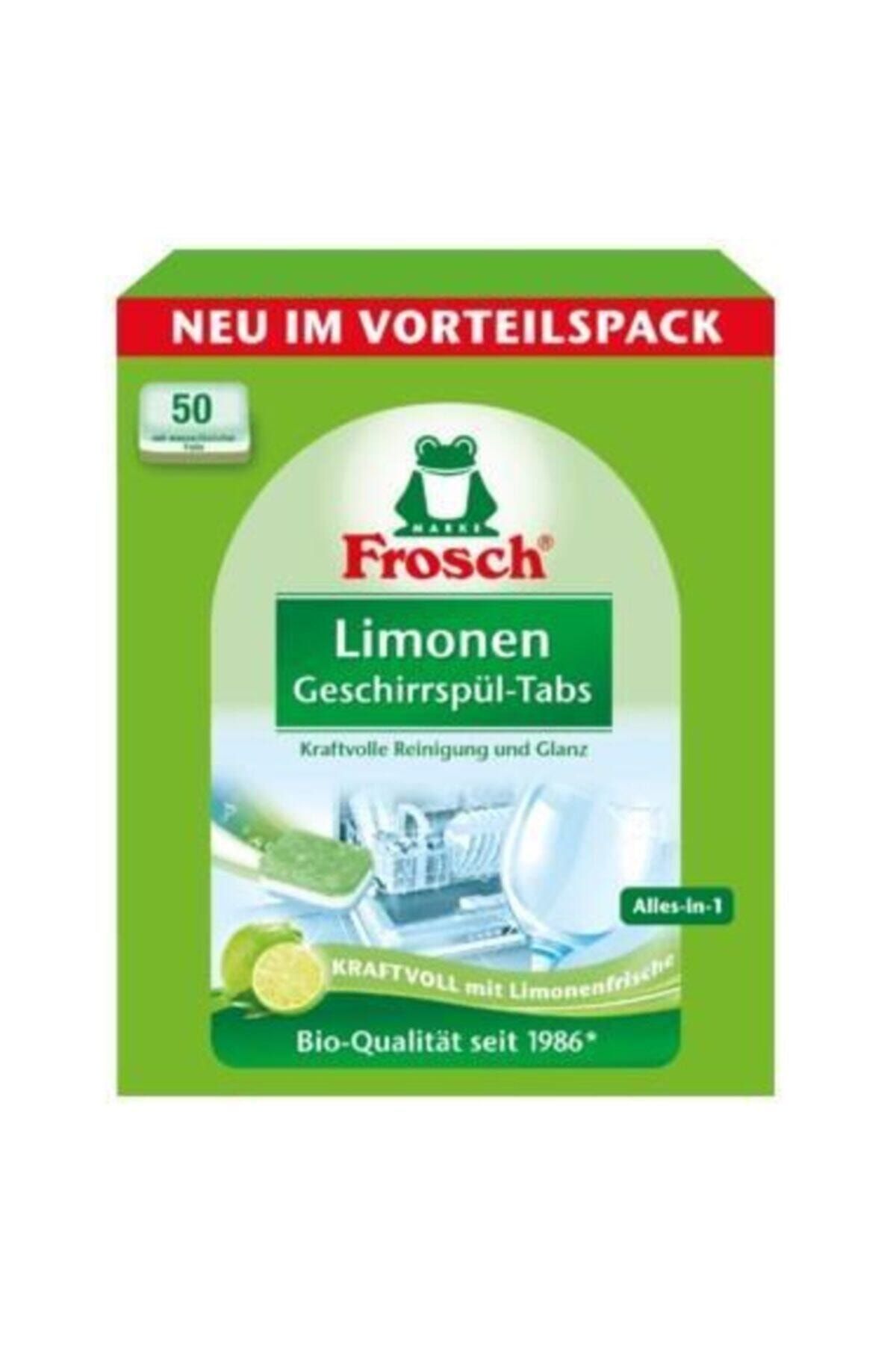 Frosch Yeşil Limonlu Bulaşık Makinesi Tableti 50 Adet