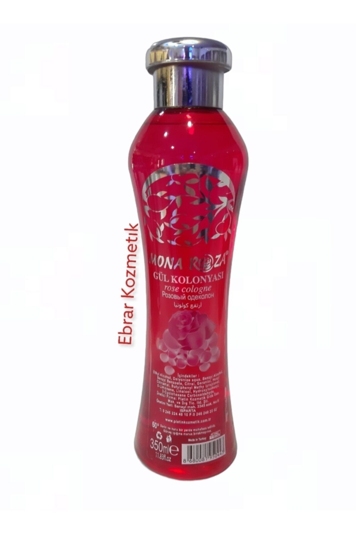 MonaRoza Unisex Gül Kolonyası 350 ml