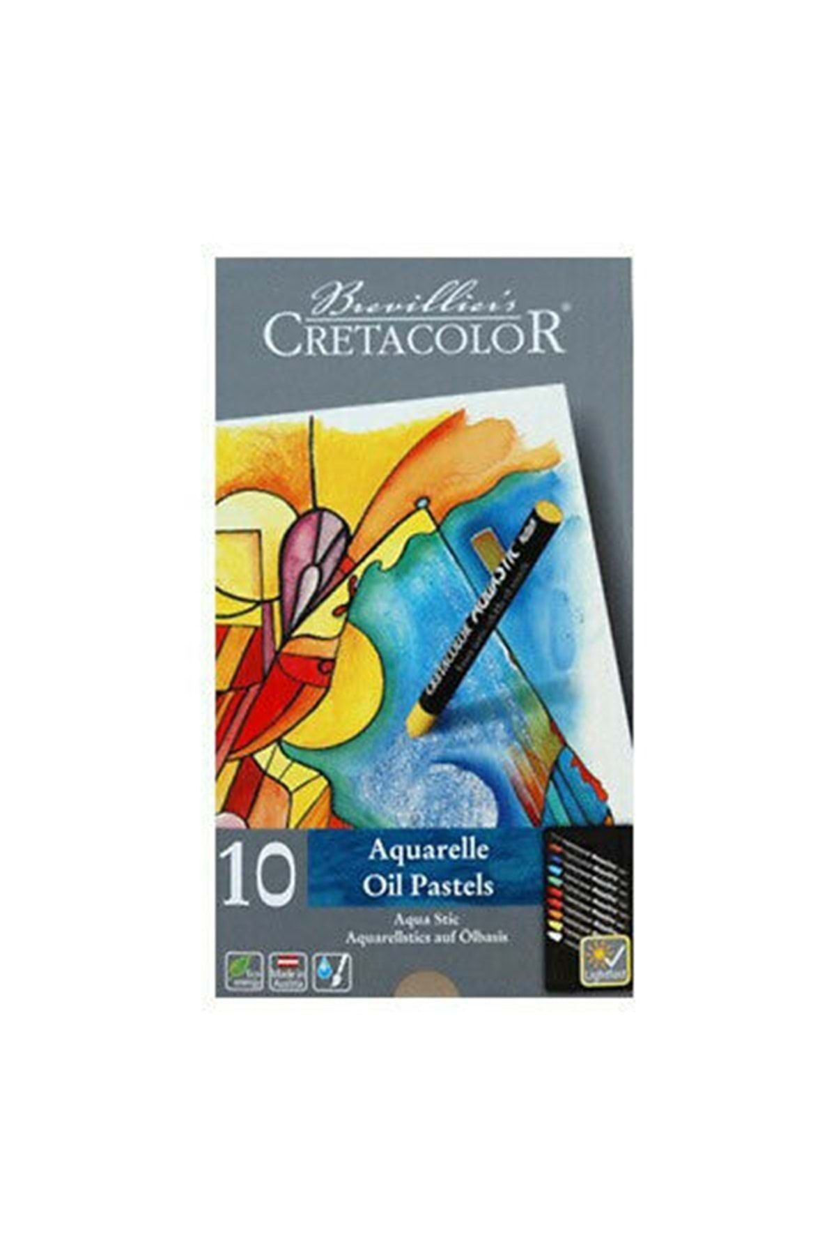 CretaColor Aguarelle Oil Pastels 10