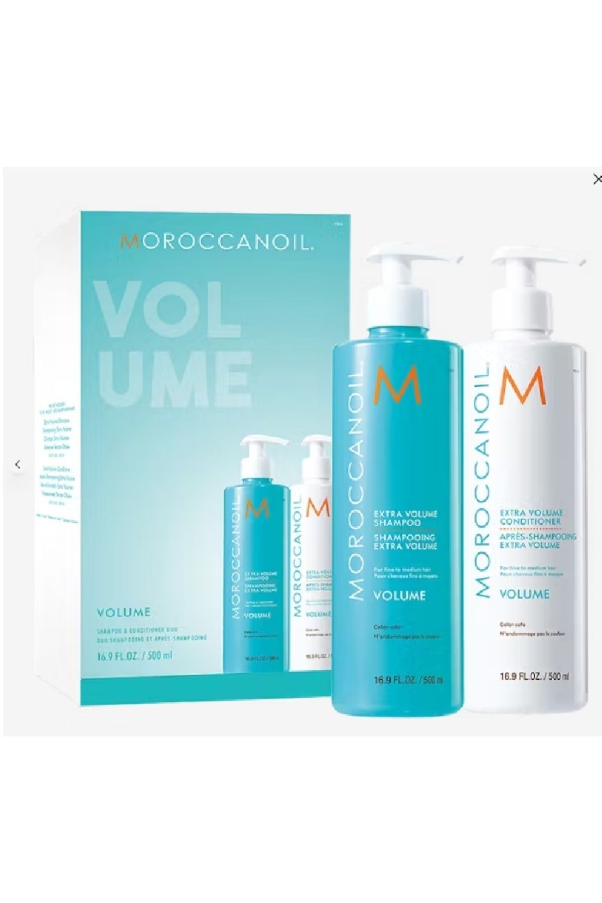 Moroccanoil Volume Saç Parlatıcı E Vitaminli Şampuan & Saç Kremi Seti 500ml TRUSTY204