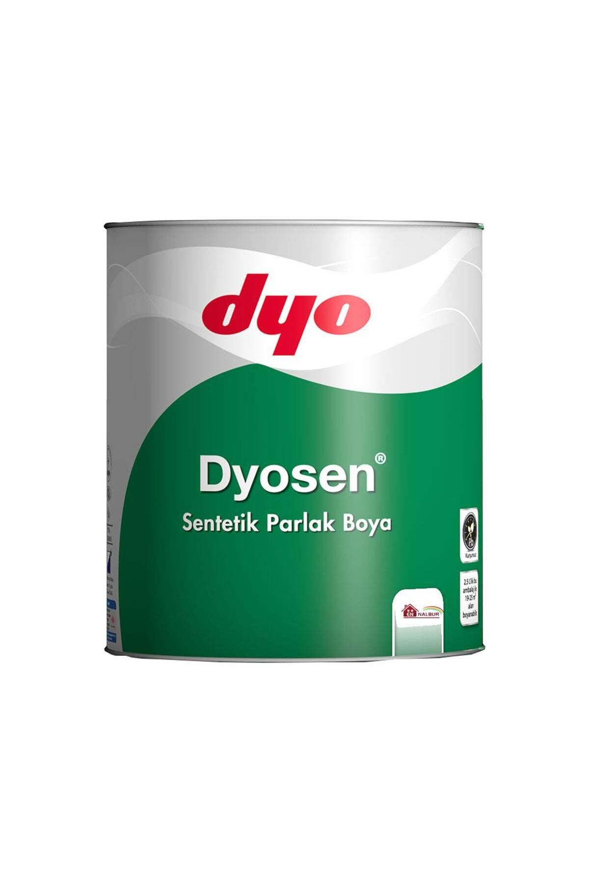 Dyo Dyosen Sentetik Parlak Boya 0,75 LT Koyu Kahve