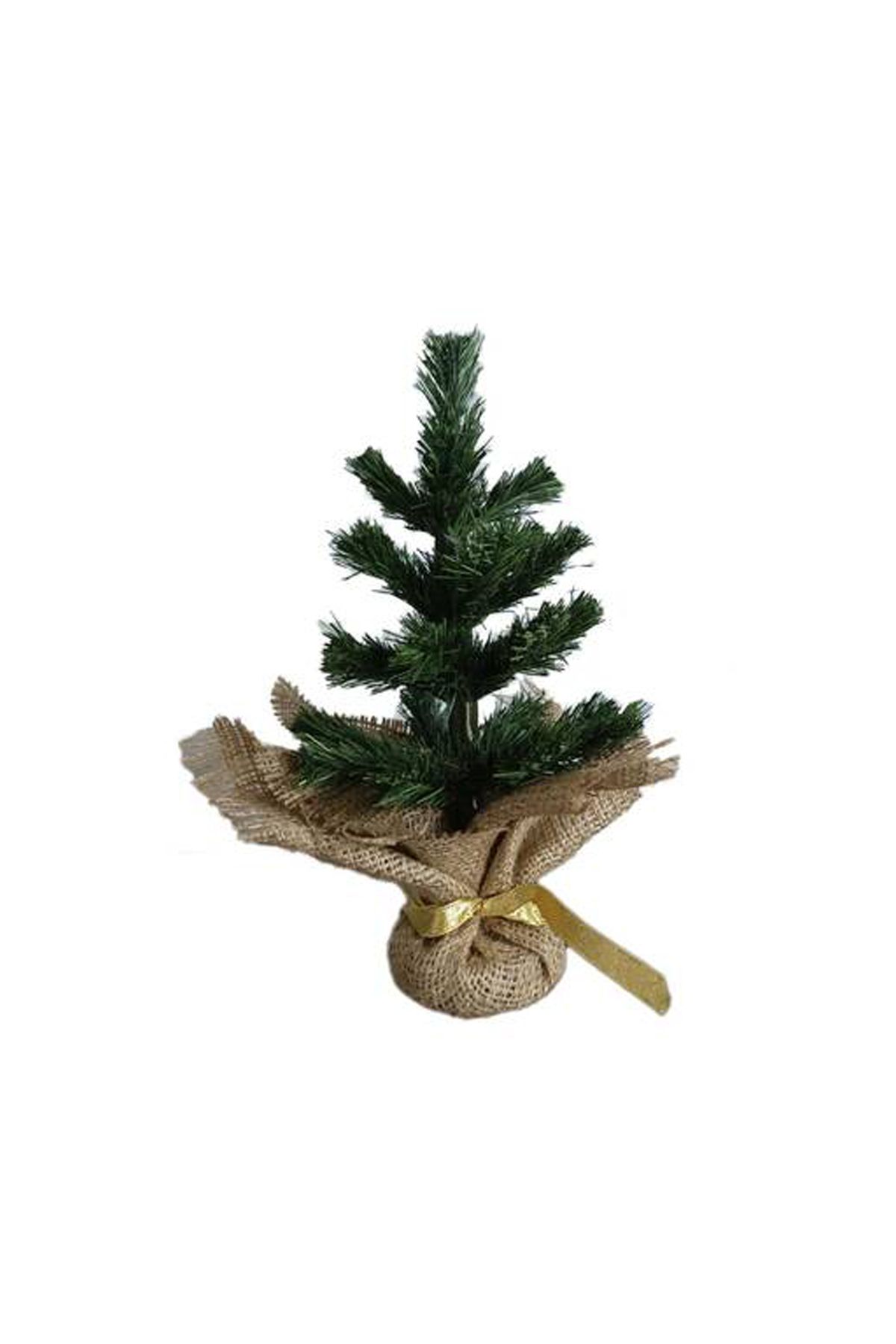 DM ONLINE Yılbaşı Masaüstü 20cm Çuhadarlı Çam Ağacı Hediyelik Yeni Yıl Çam Ağacı 1 Adet