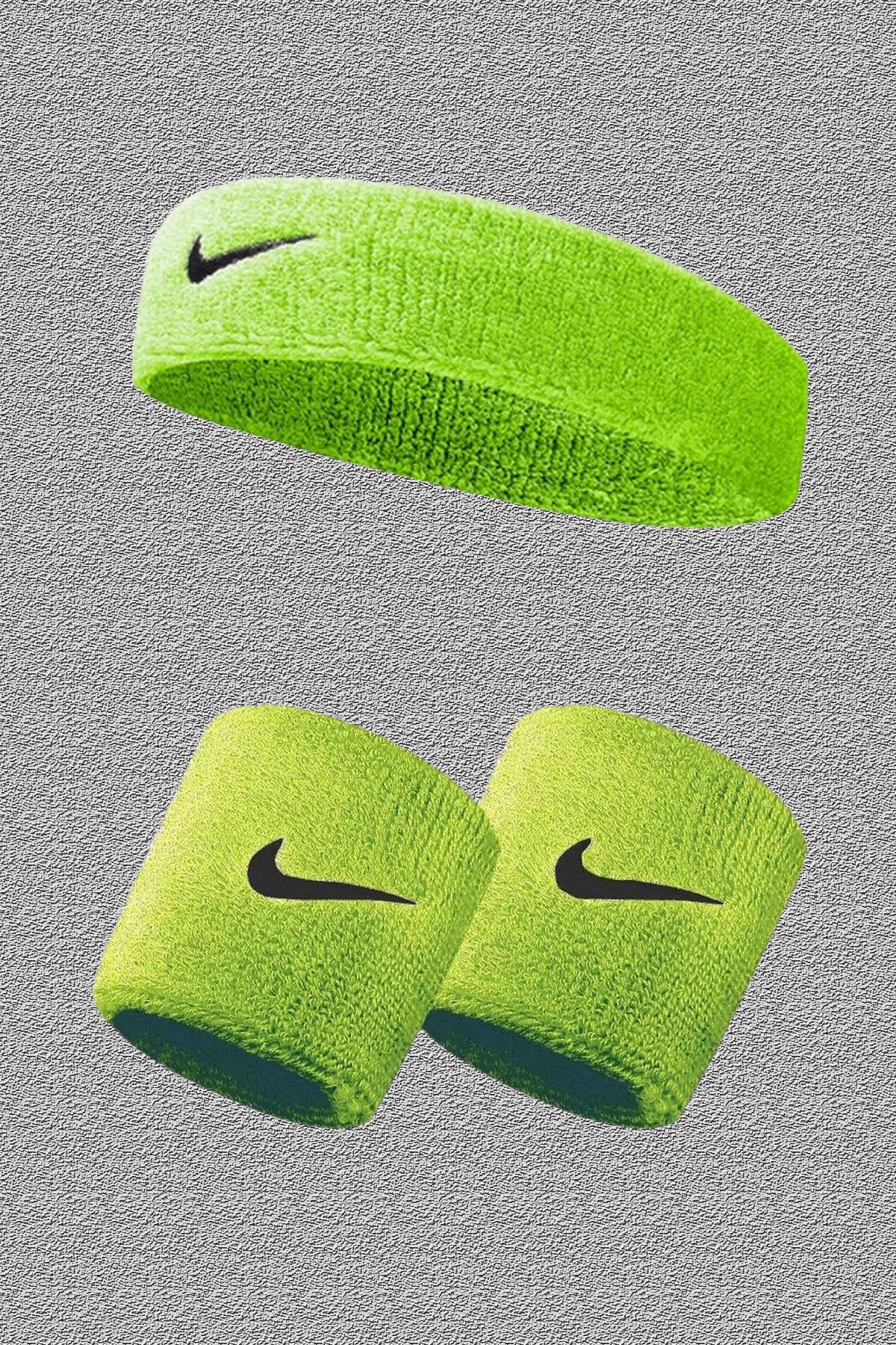 Nike Kafa Bandı ve Havlu Bilekliği - 2'li Set - Yılbaşı Özel Fiyat