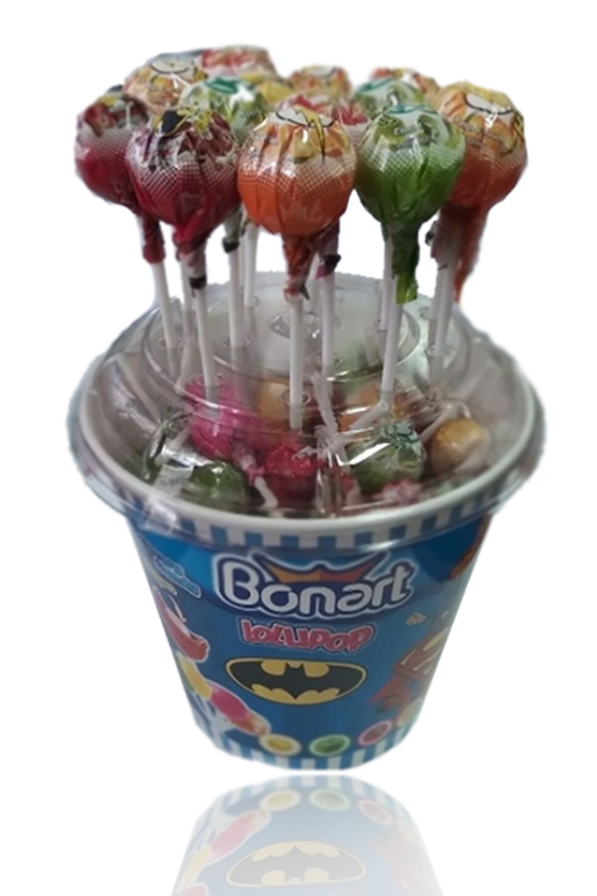 Bonart Süper Kahraman 16 gr 85 Adet Lollipop Şeker