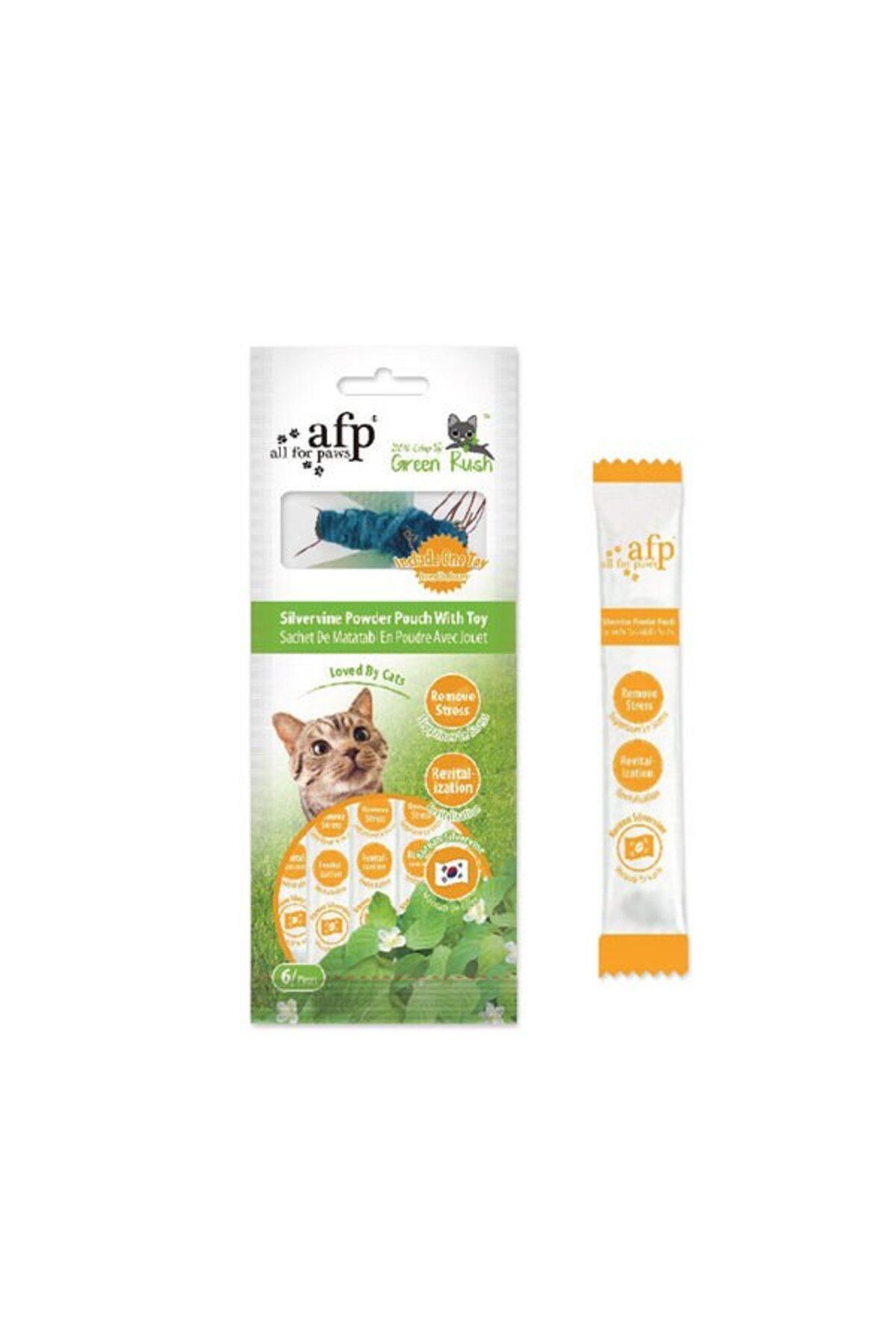 Afp Green Rush Kedi Için Oyuncaklı Silvervine Tozu 6 Adet