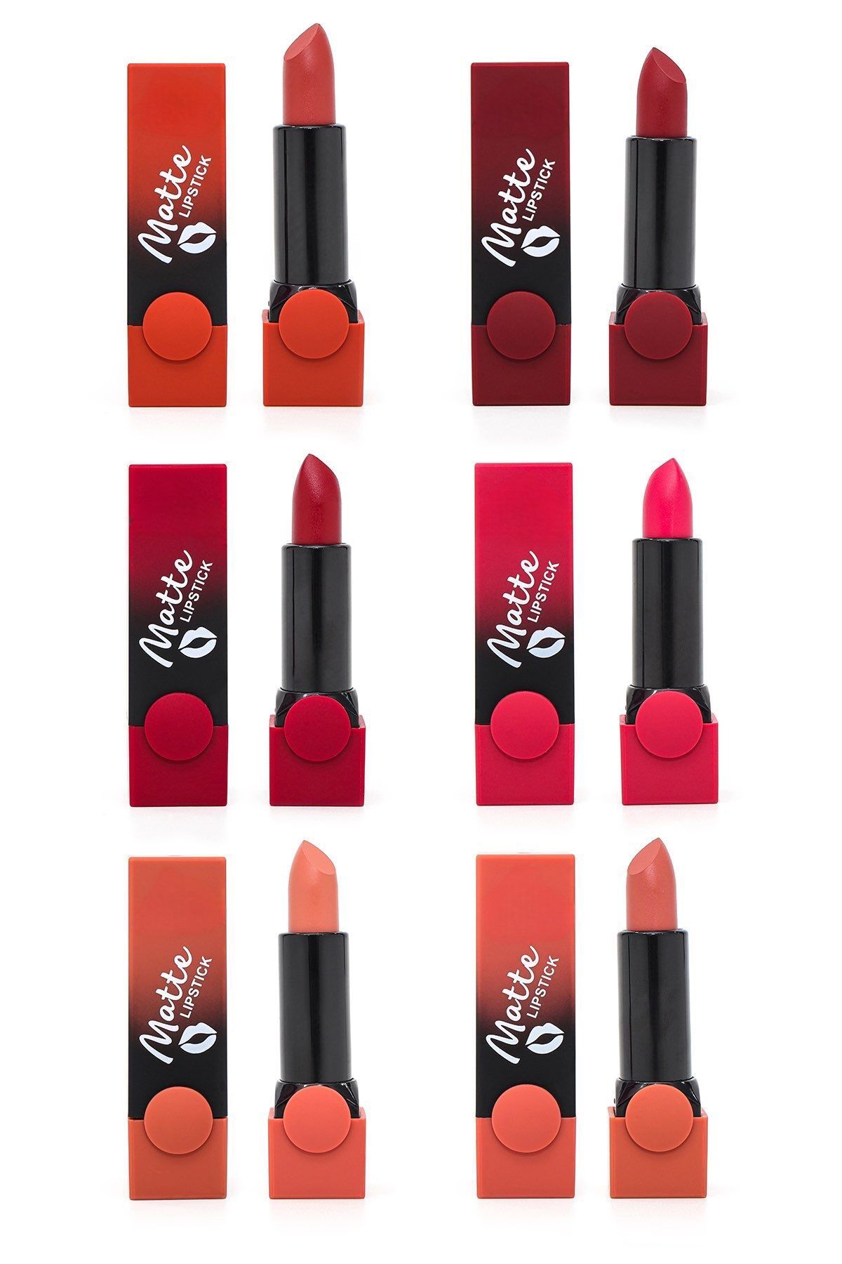 Lusso Cosmetics Matte Lipstick Ruj Seti 6'lı