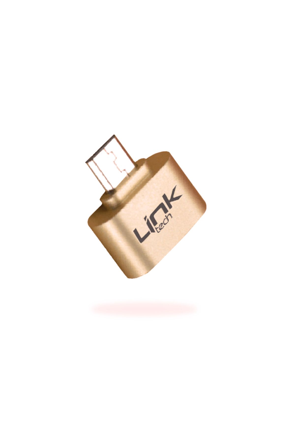 Linktech O185 USB to Micro USB Çevirici OTG Flash Drive Metal Adaptör