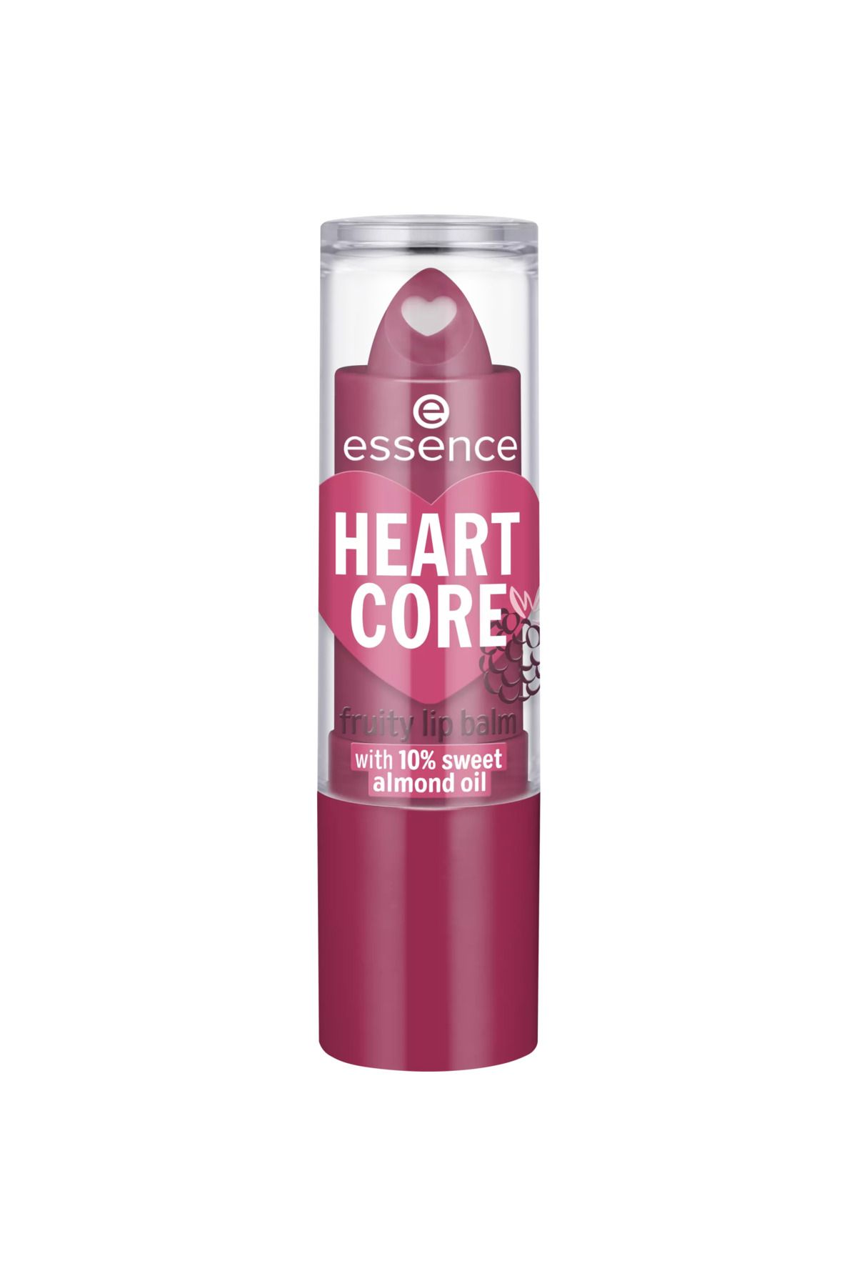Essence Heart Core Fruit Lip Balm-05 Bold Blackberry