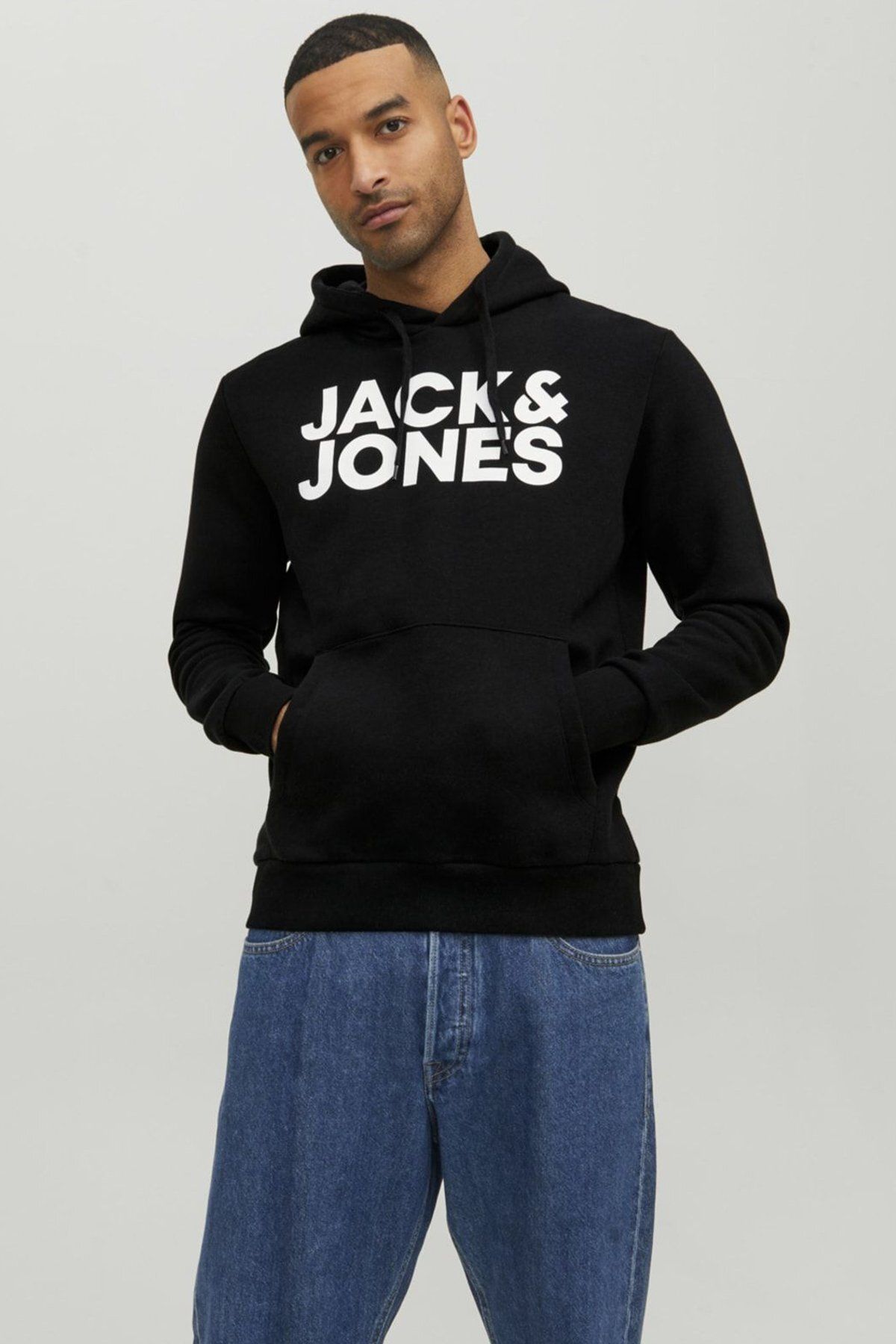 Jack & Jones Logo Basklı Sweat