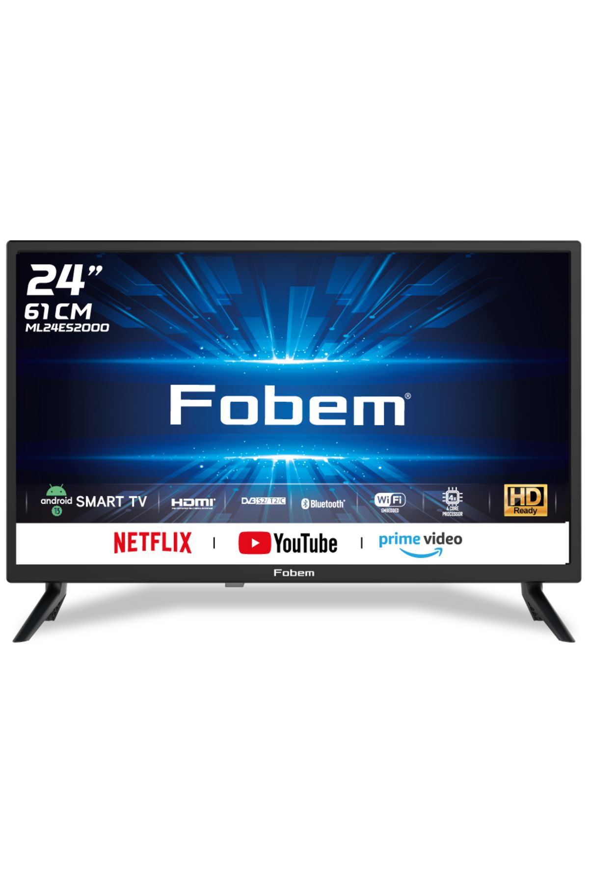 FOBEM ML24ES2000 24” HD READY ANDROID 13 SMART LED TV