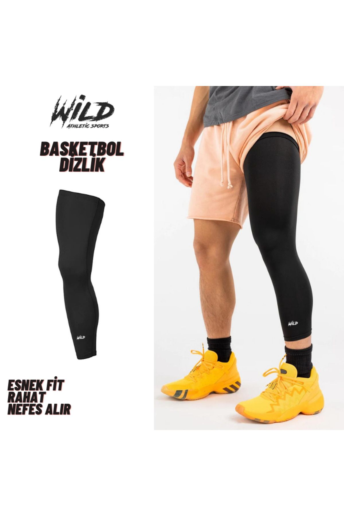 Wild Athletic Basketbol Korumasız Spor Dizlik
