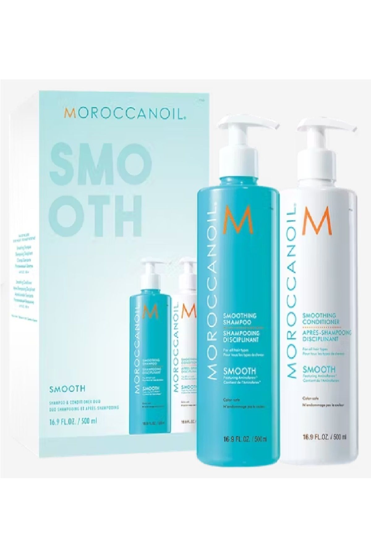 Moroccanoil Smoothing-Kıvırcık Saçlar için Düzleştirici Şampuan&SaçKremi 500ml trusty236