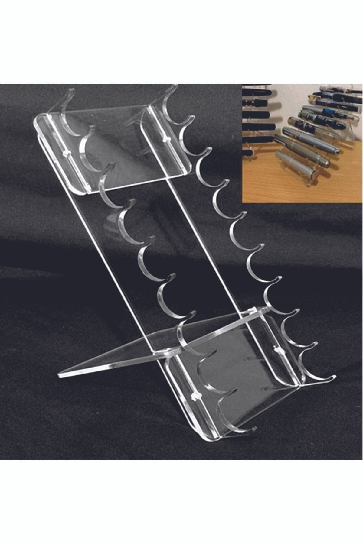 Pleksiglass şeffaf pleksi tasarım kalemlik