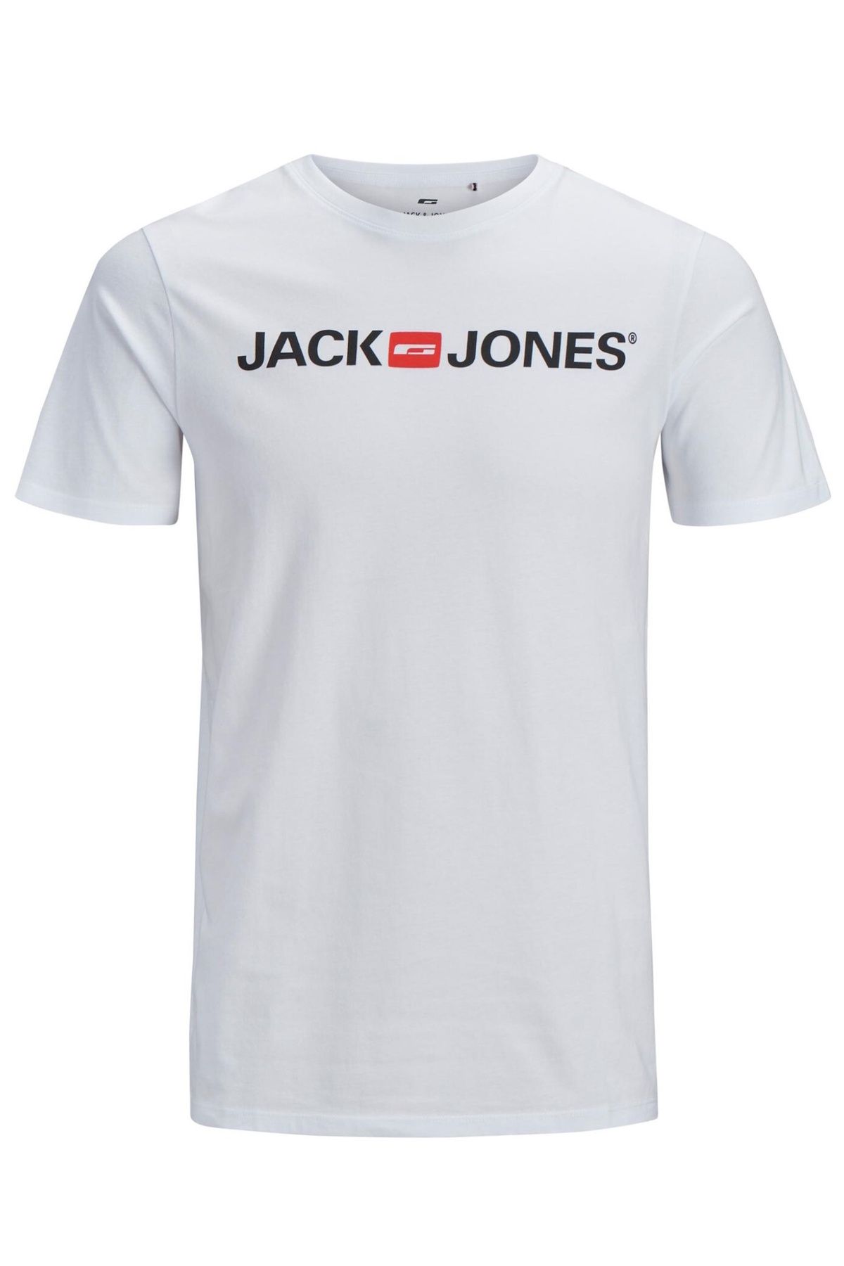 Jack & Jones Erkek Beyaz Trisiss Jack Jones Jack&Jones Essentıals T-shirt