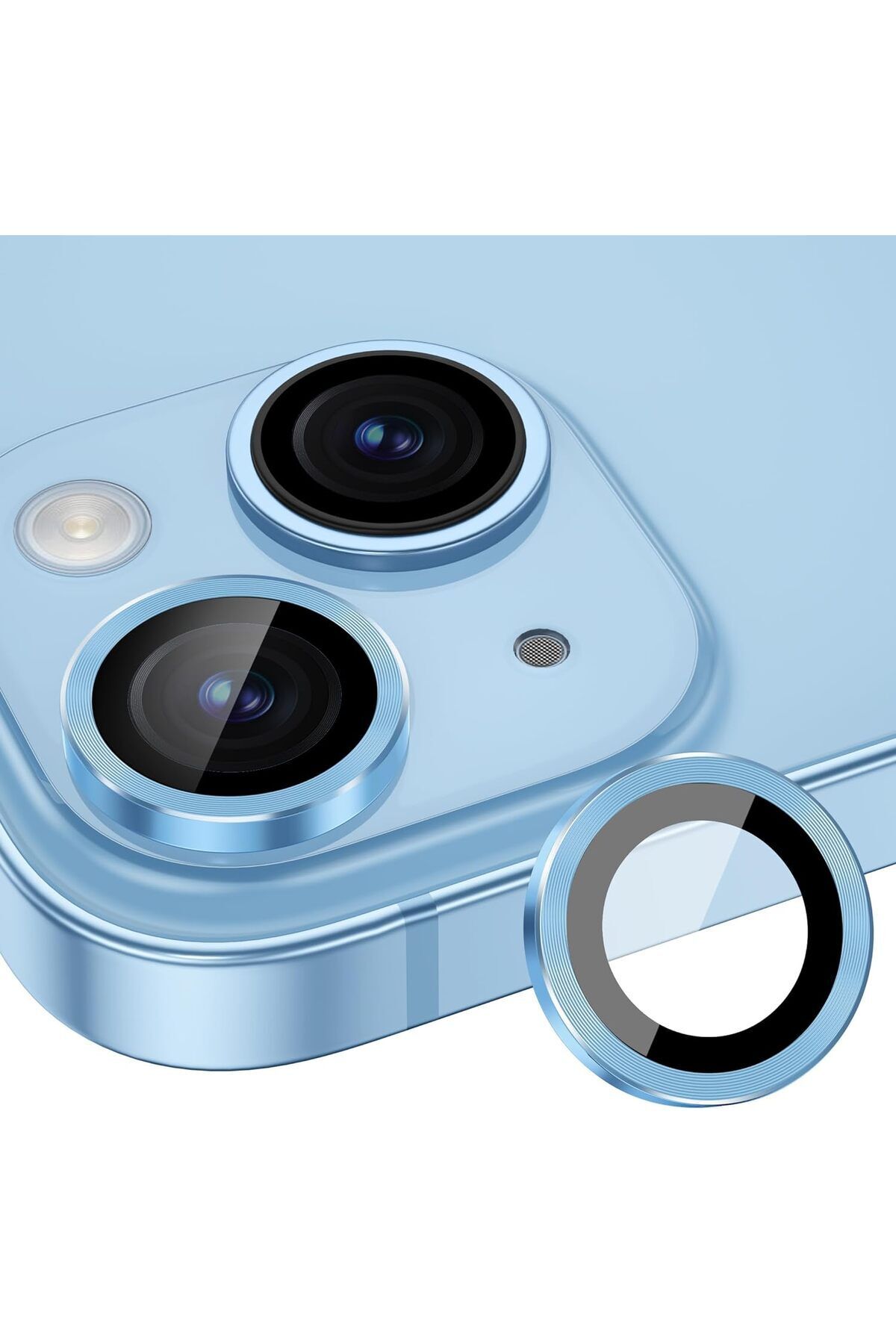 TrendCell Apple Iphone 14 15 14 Plus 15 Plus Birebir Uyumlu Lens Koruyucu Cam Mercek Lens Kamera Koruyucu