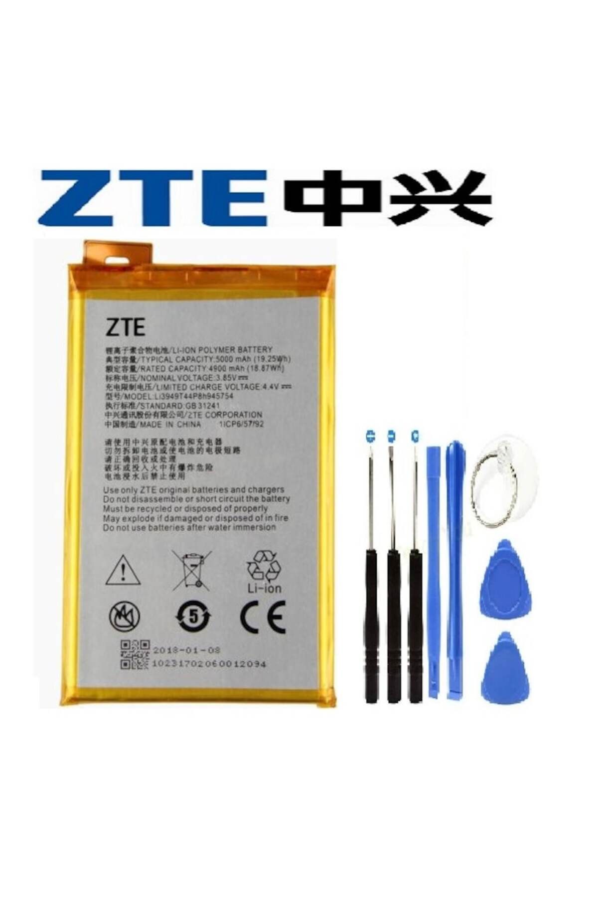 SenalStore Zte Blade A2 Plus Uyumlu Lı3949T44P8H945754 Batarya Pil ve Tamir Seti