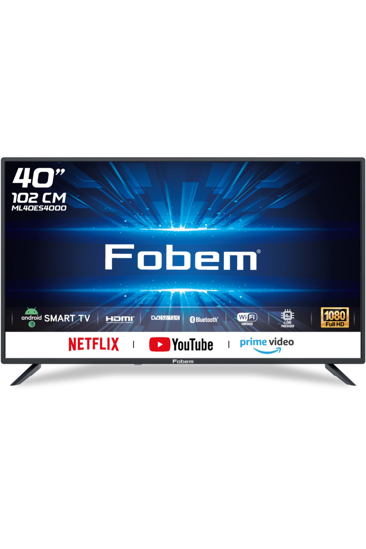 FOBEM ML40ES4000 40” FULL HD ANDROID 13 SMART LED TV
