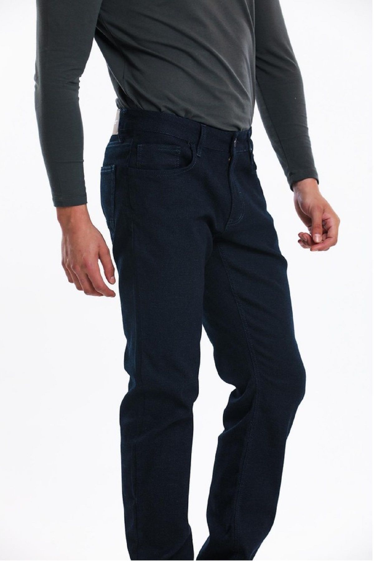 Twister Jeans ERKEK TWİSTER JEANS NORMAL BEL BÜYÜK BEDEN DOKULU PANTOLON NEW MİLANO 628-GAB K.LACİVERT