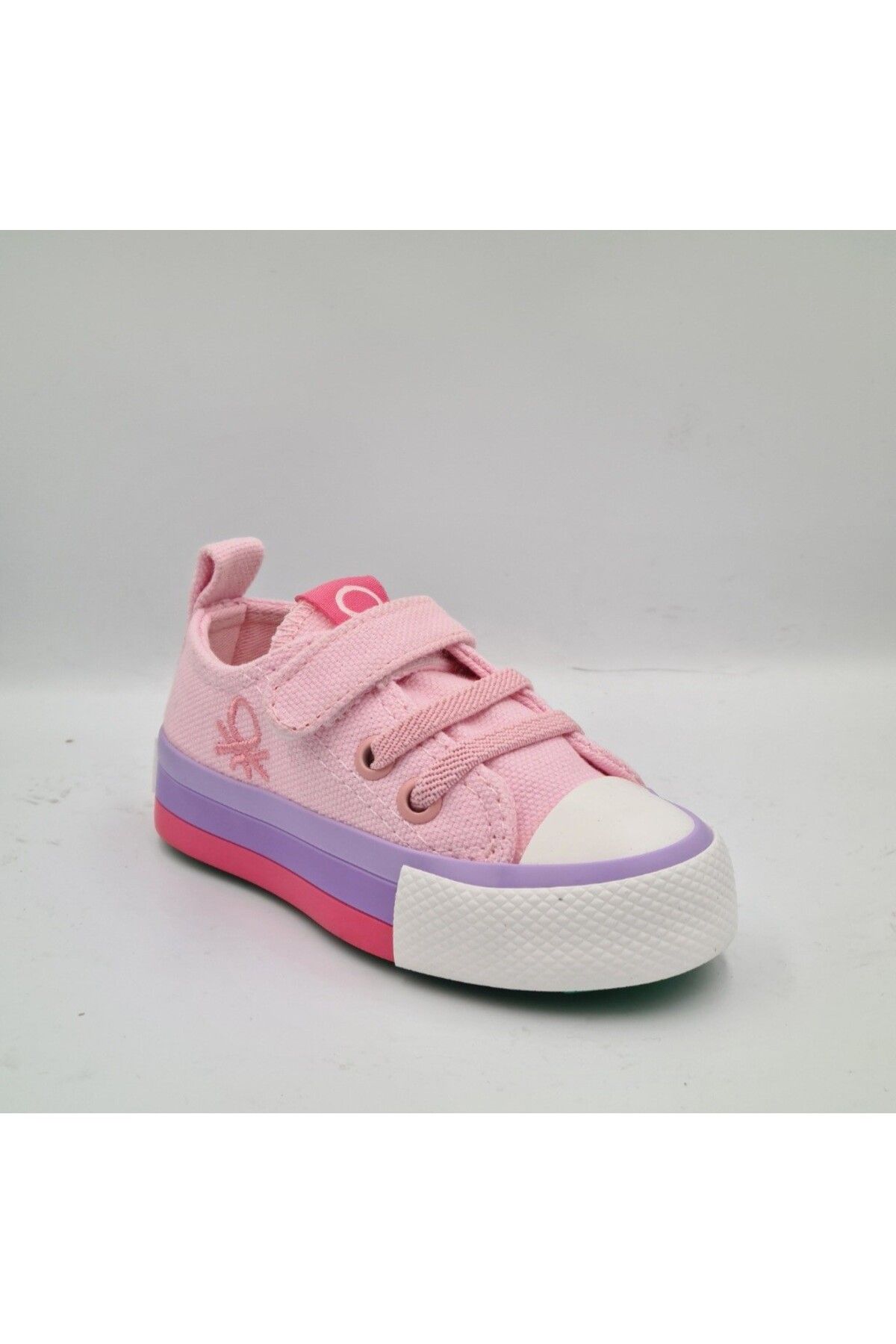 United Colors of Benetton Benetton 30652 Pembe Kız Çocuk (Bebe İlk Adım) Sneaker Spor Ayakkabı