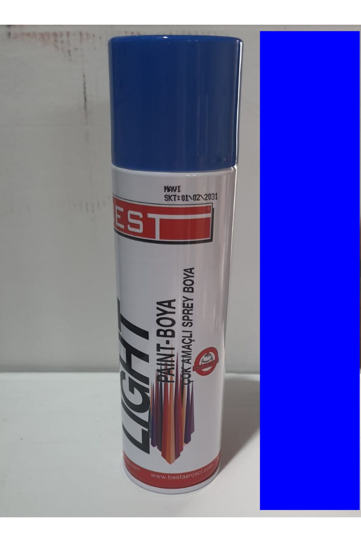 Best Light Sprey Boya 250ml Mavi