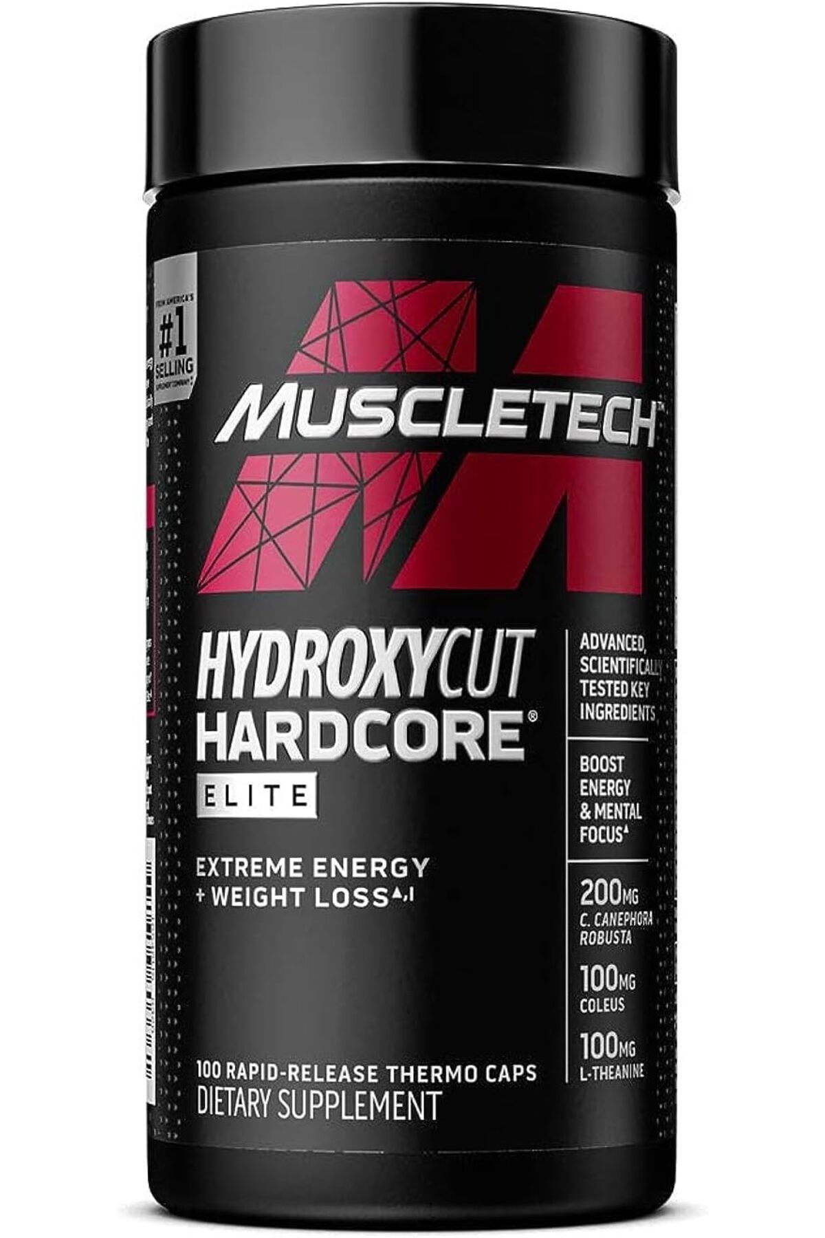 Muscletech Hydroxy Cut Hardcore Elite 100 Kapsül