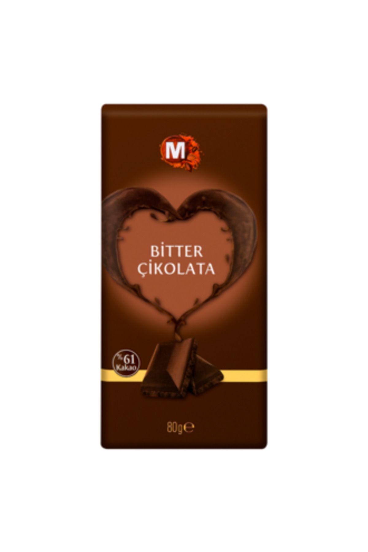 Migros Bitter Çikolata Tablet 80 Gr ( 2 ADET )