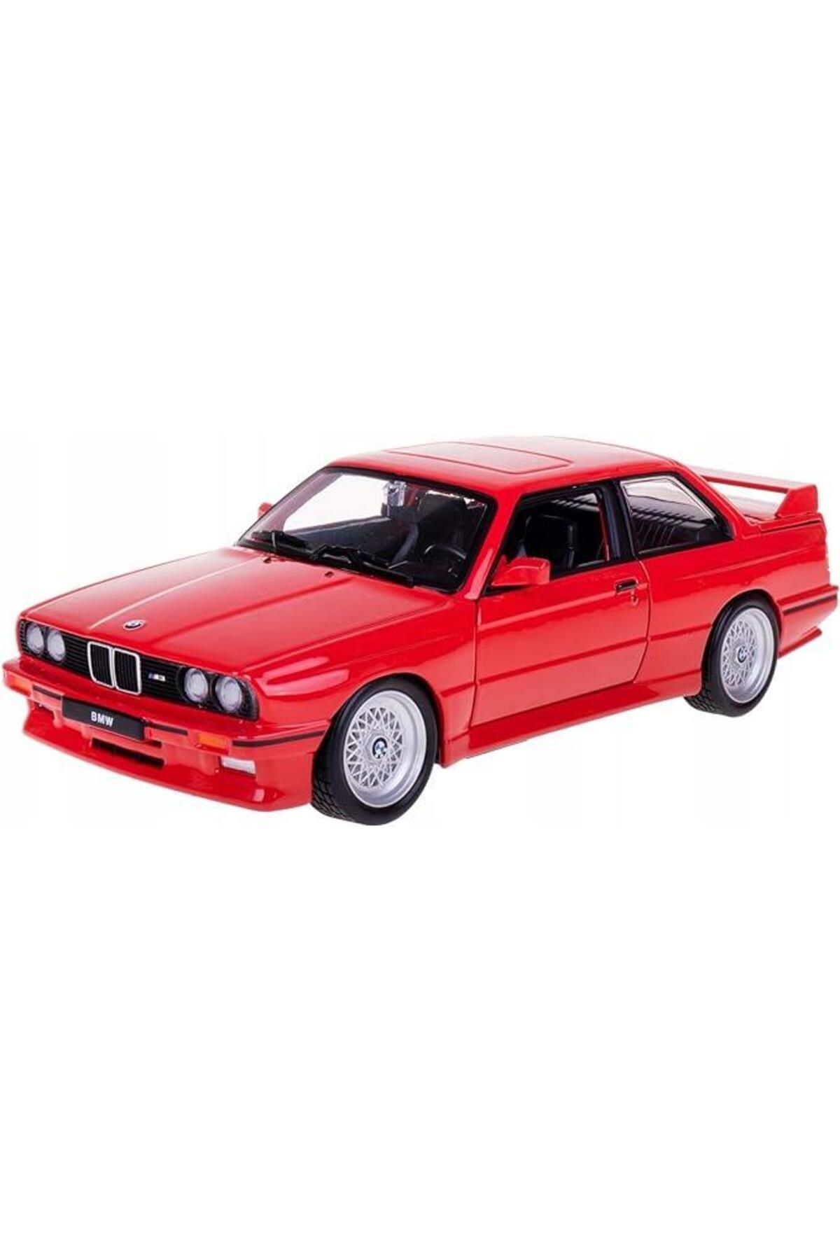 BBURAGO 1988 BMW 3 Series M3 1/24 Kırmızı Model Araba