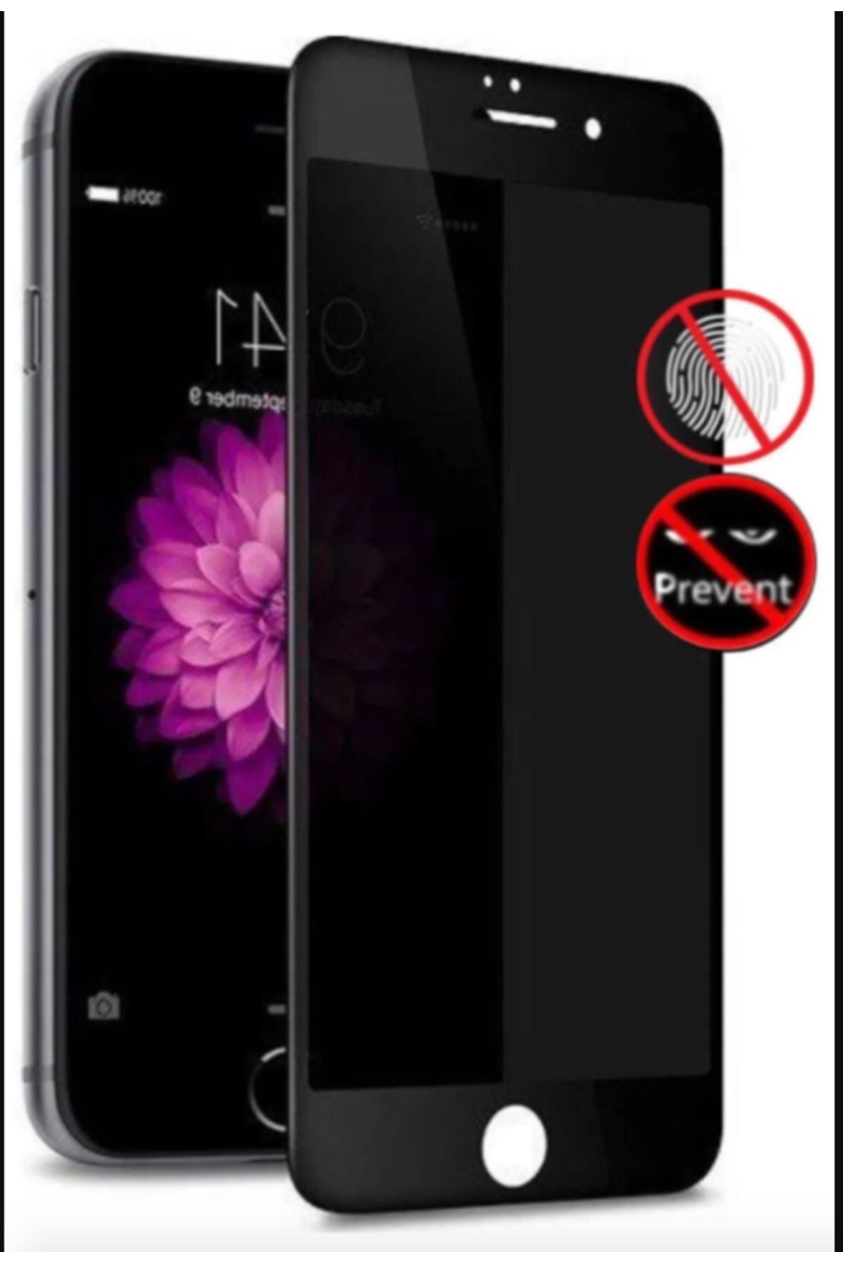 emybox Iphone 7plus 8plus Uyumlu Tam Kaplayan Privacy Gizlilik Görünmez Hayalet Ekran Koruyucu Telefon Camı