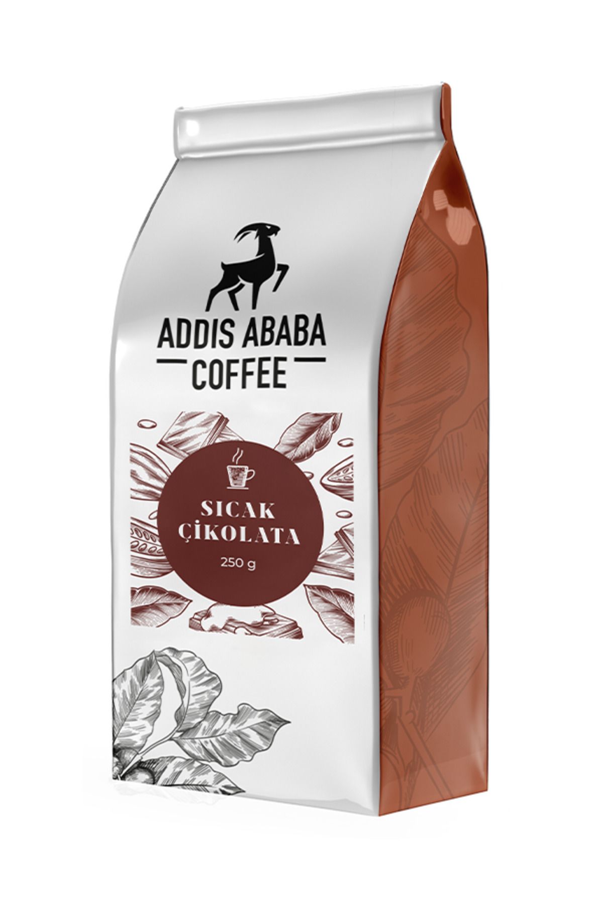 Addis Ababa Coffee Sıcak Çikolata 250 Gr. %100 ( Şeker Pancarı Ile Tadlandırılmıştır.)