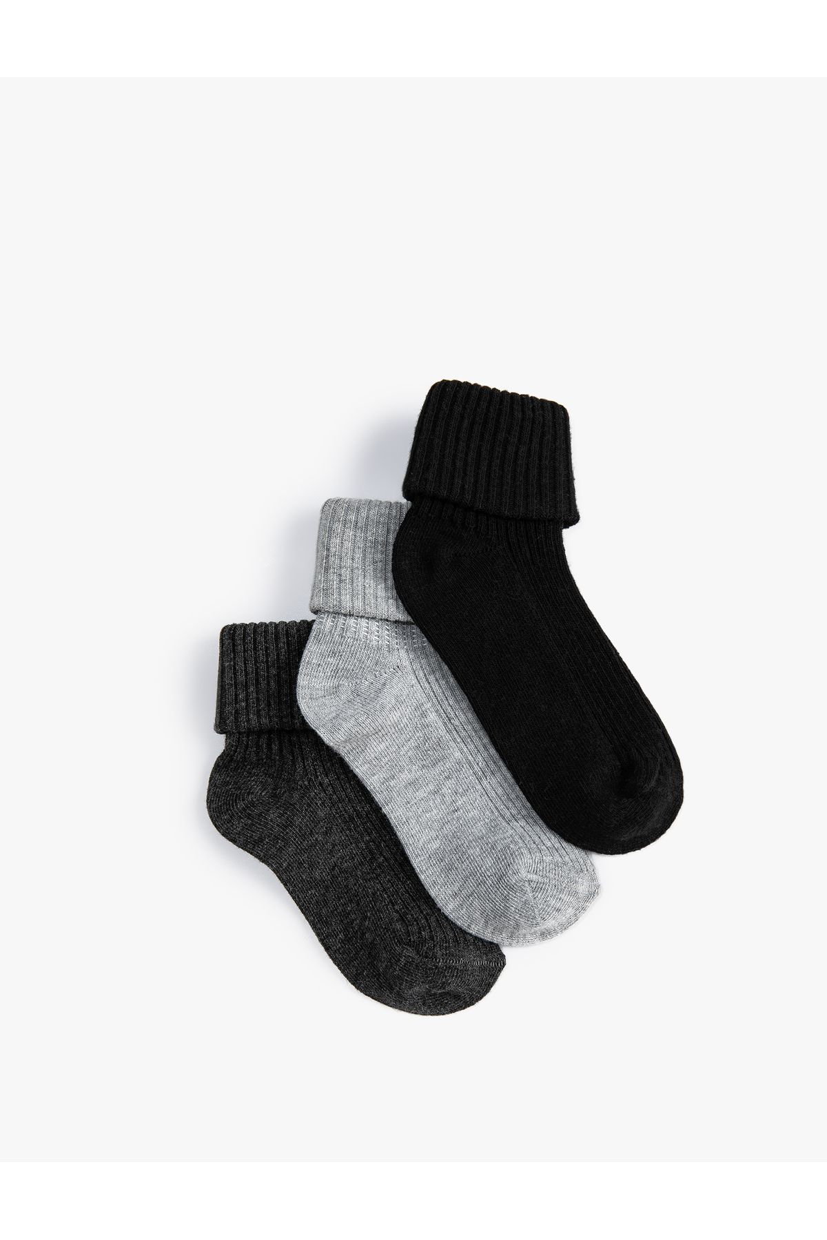 Koton 3’lü Basic Çorap Seti Pamuk Karışımlı