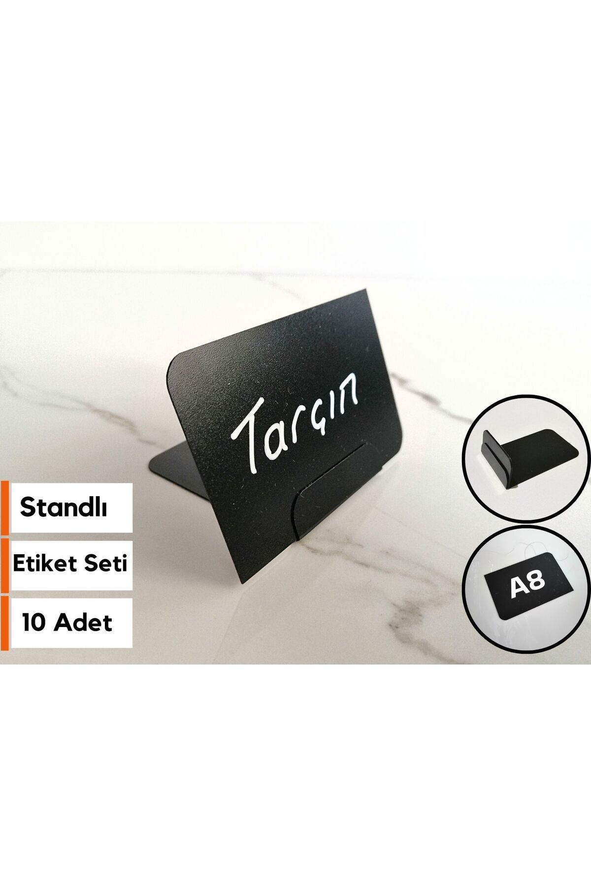 Şeffaf Etiket 10lu Estetik Şık Etiket Takımı Siyah Kolay Silinebilir Fiyat Ürün Raf Etiket Seti Vitrin Etiket Seti