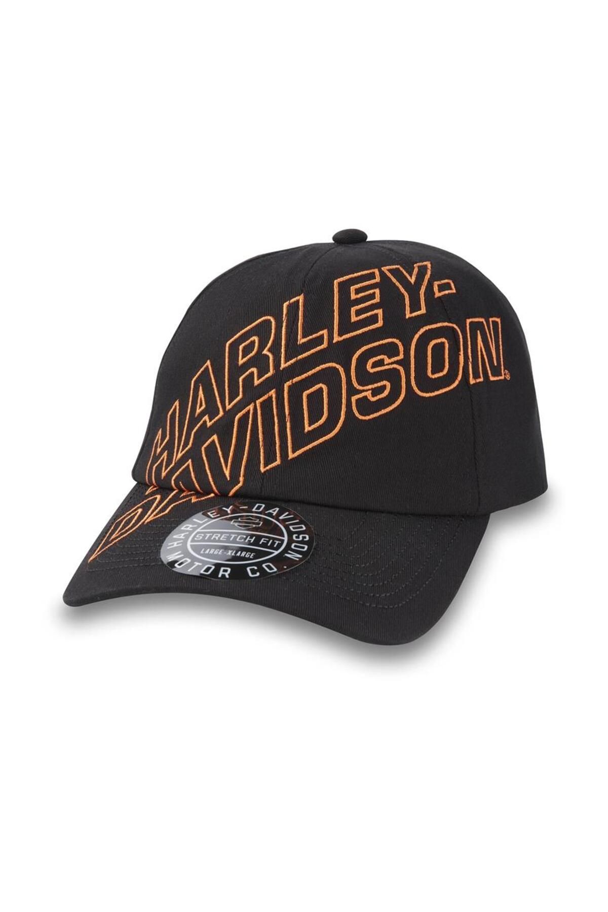 Harley Davidson Harley-Davidson Invincible Fitted Baseball Cap Erkek Şapka
