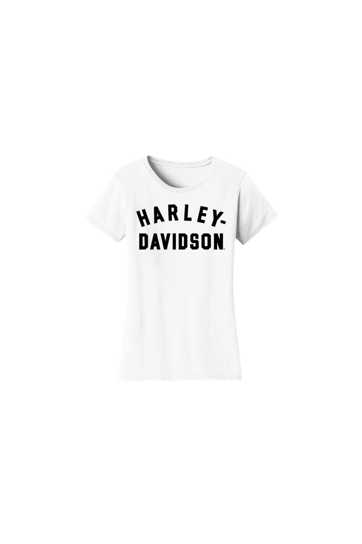Harley Davidson Harley-davidson Women's Forever Racer Font Tee - Bright White