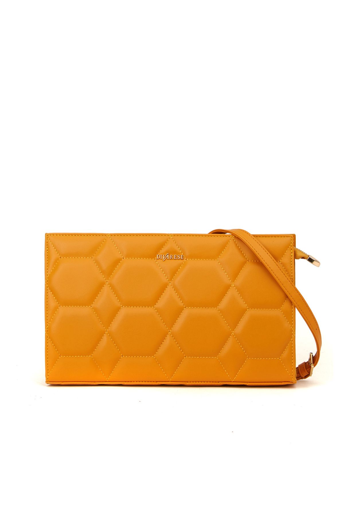 Divarese Hardal Kapitoneli Kadın Clutch