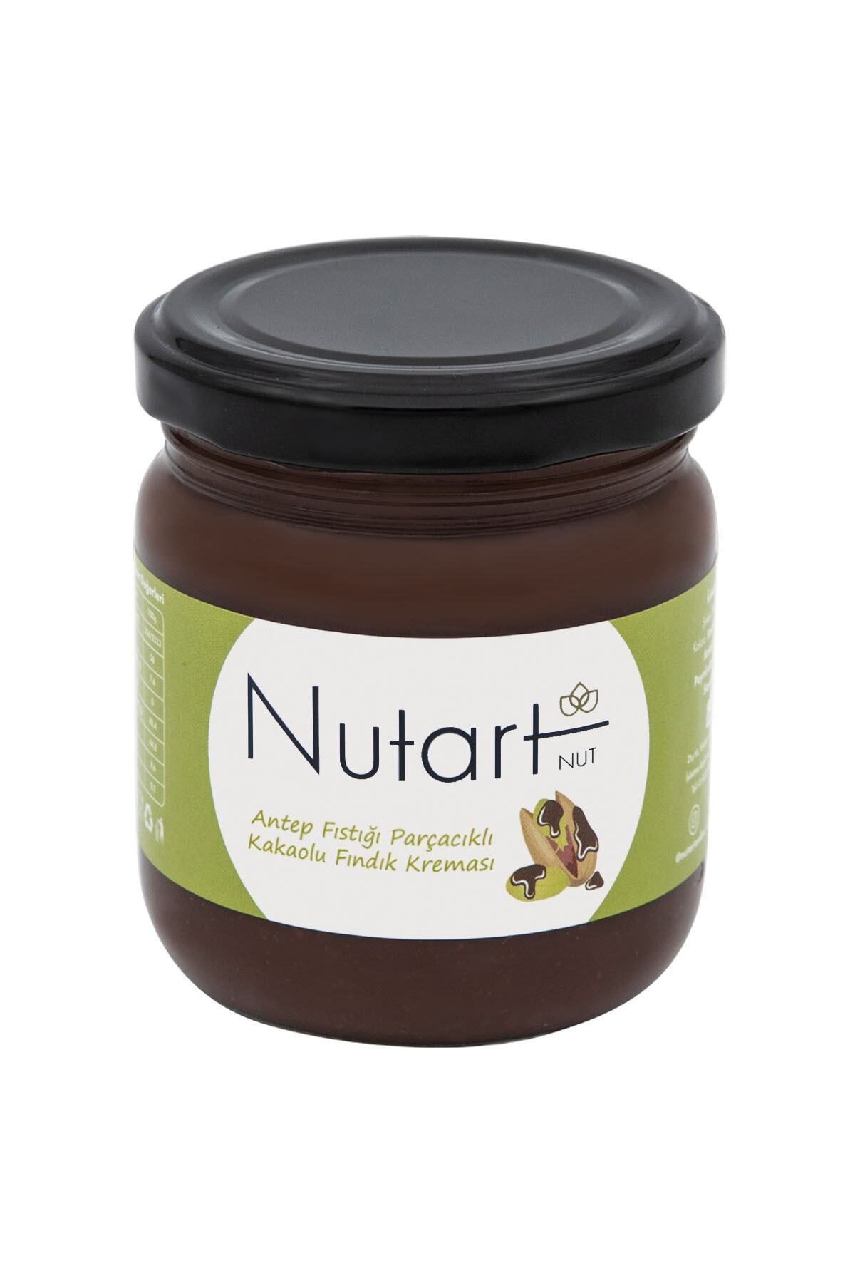 Nutart Antep Fıstığı Parçacıklı Kakaolu Fındık Kreması 200g