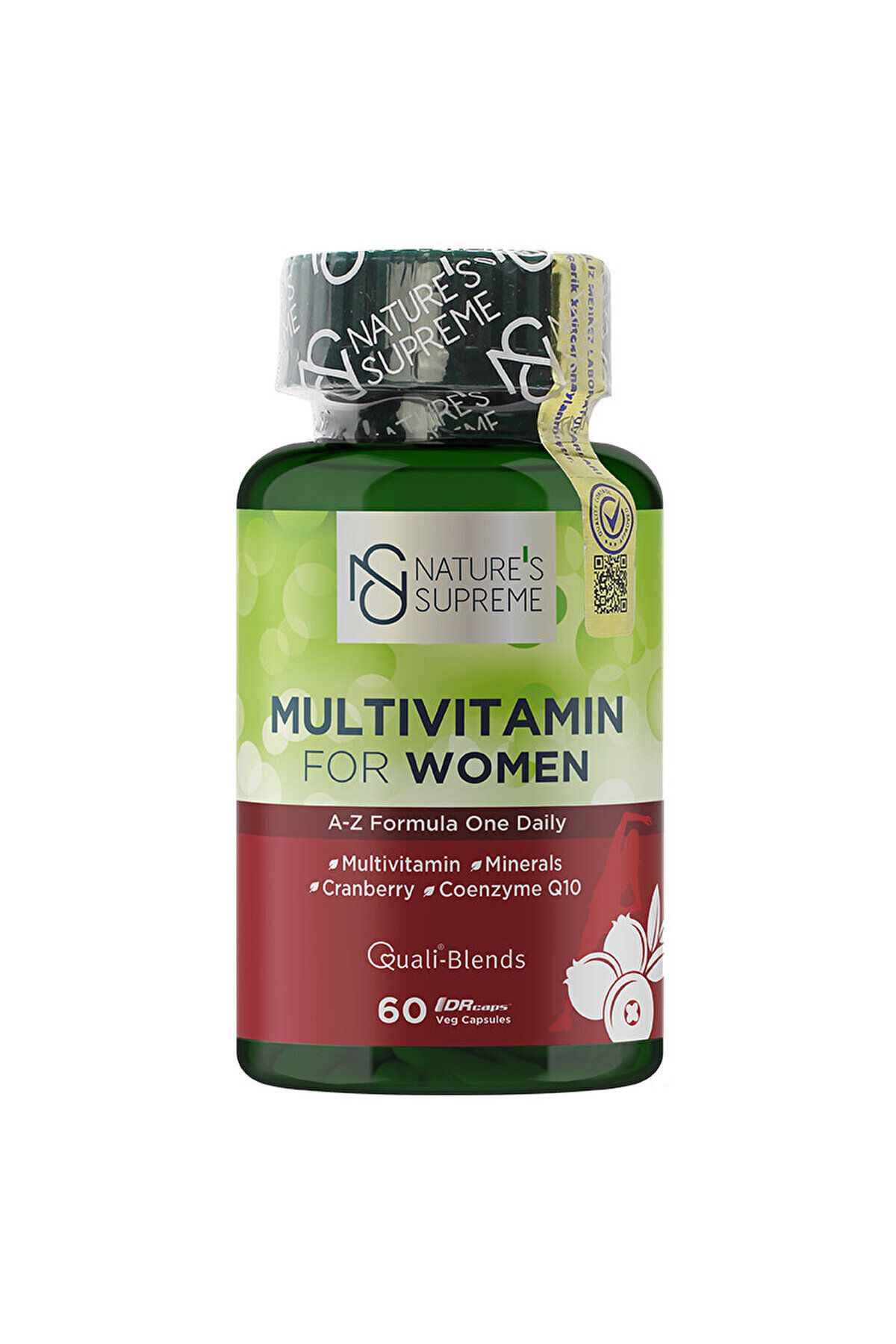 Natures Supreme Multivitamin For Women 60 Kapsül