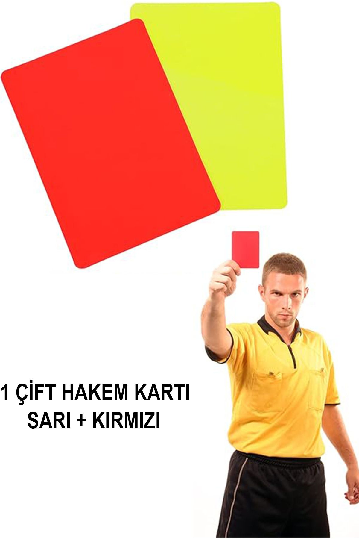 GAZELMANYA Futbol Hakem Kartı Profesyonel Hakem Kartı Sarı Ve Kırmızı Kart Hakem Kartı Referee Cards Kit