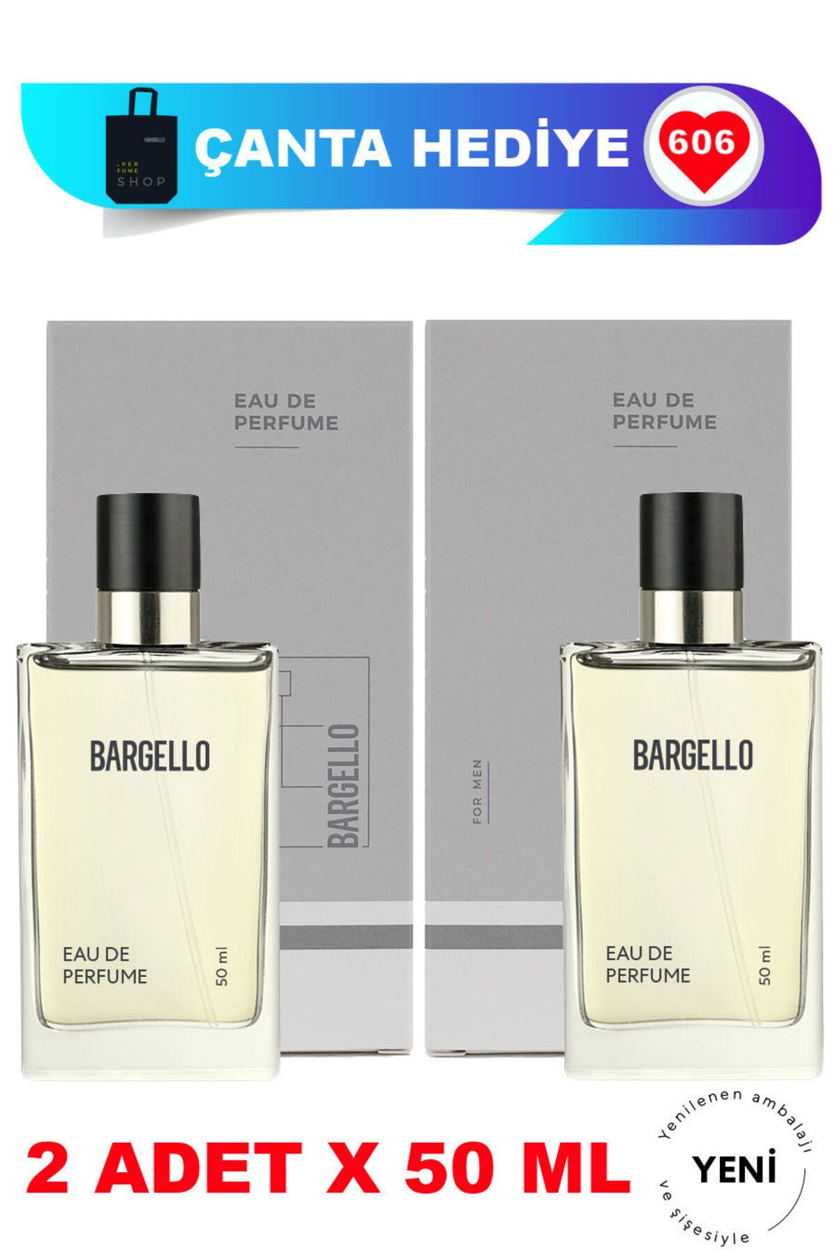 Bargello 606 Woody Edp 50 ml 2 Adet Erkek Parfüm 8691841329606