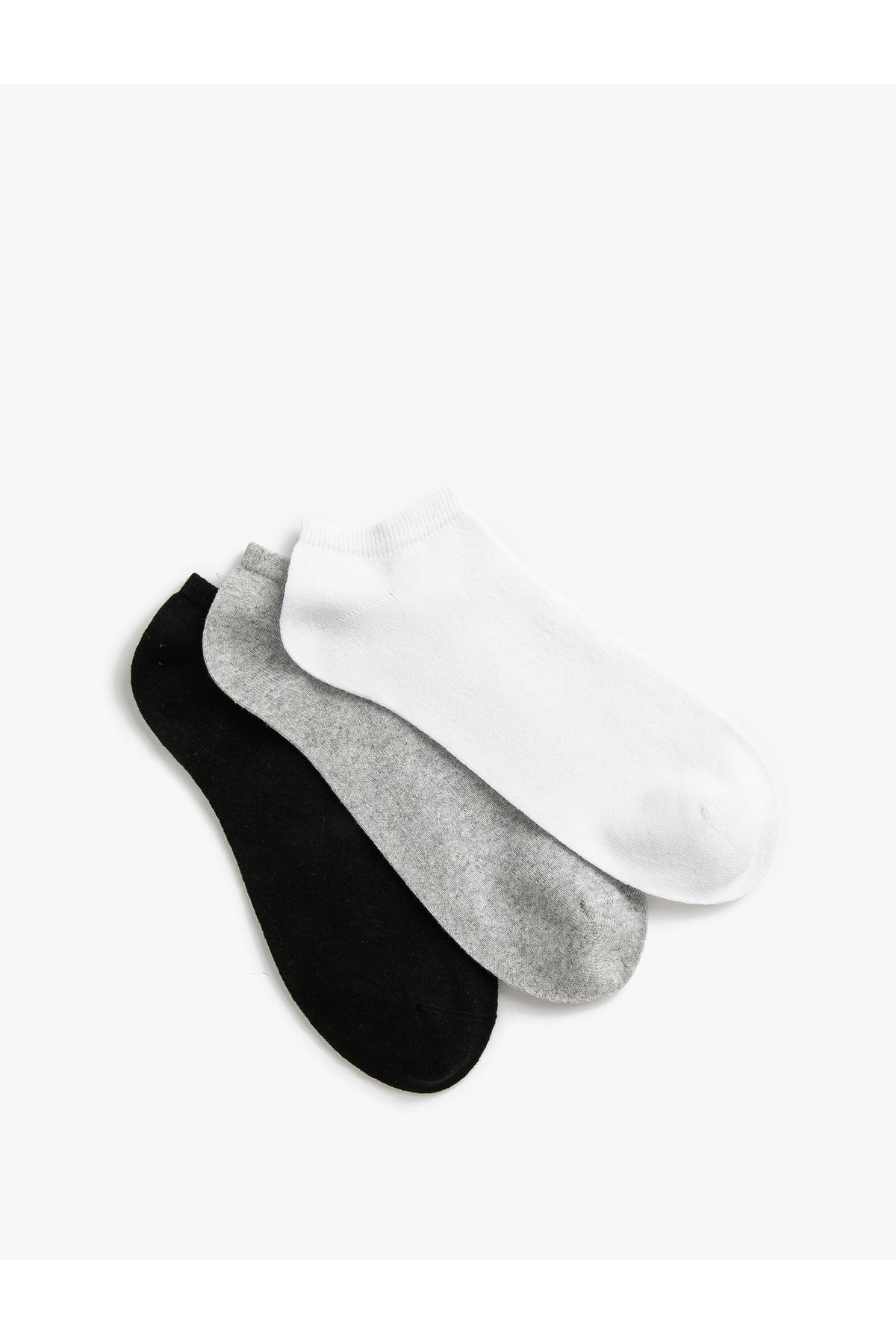 Koton 3'lü Basic Patik Çorap Seti