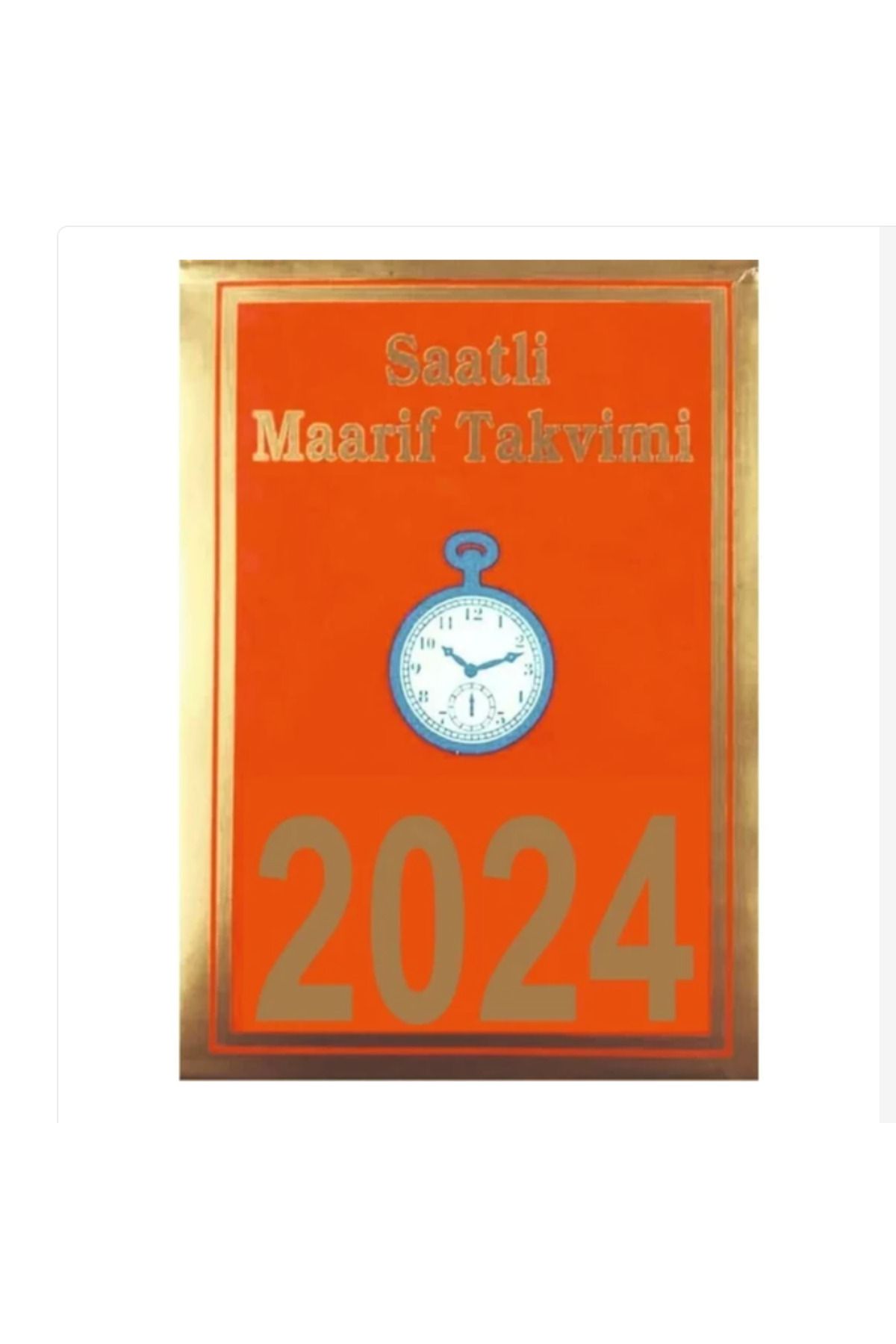 saatli maarif 2024 Yılı Küçük Boy Saatli Maarif Takvimi 7x11.5cm