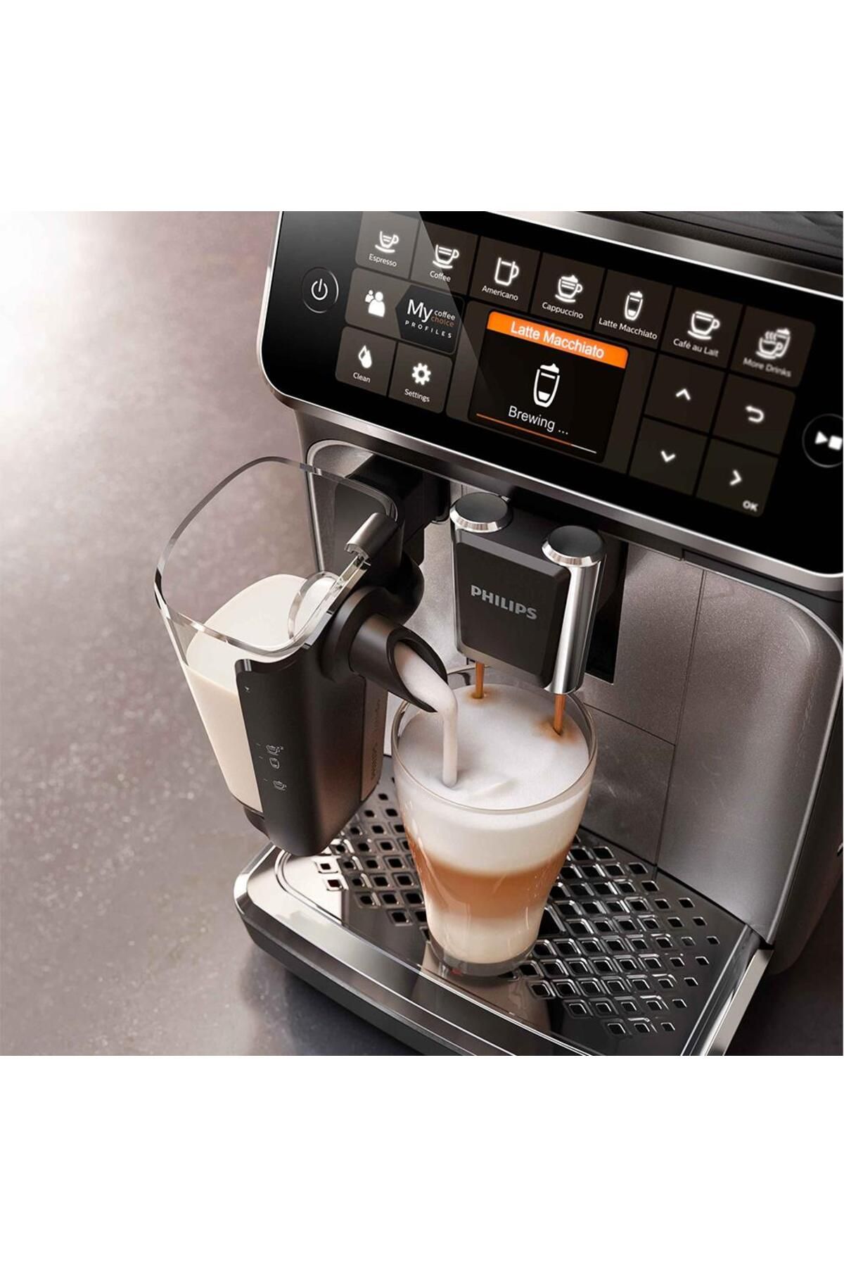 Philips EP4346/70 1500W 1.8L 8 Lezzetli Kahve Mükemmel Sıcaklık ve Aroma Tam Otomatik Espresso Makinesi