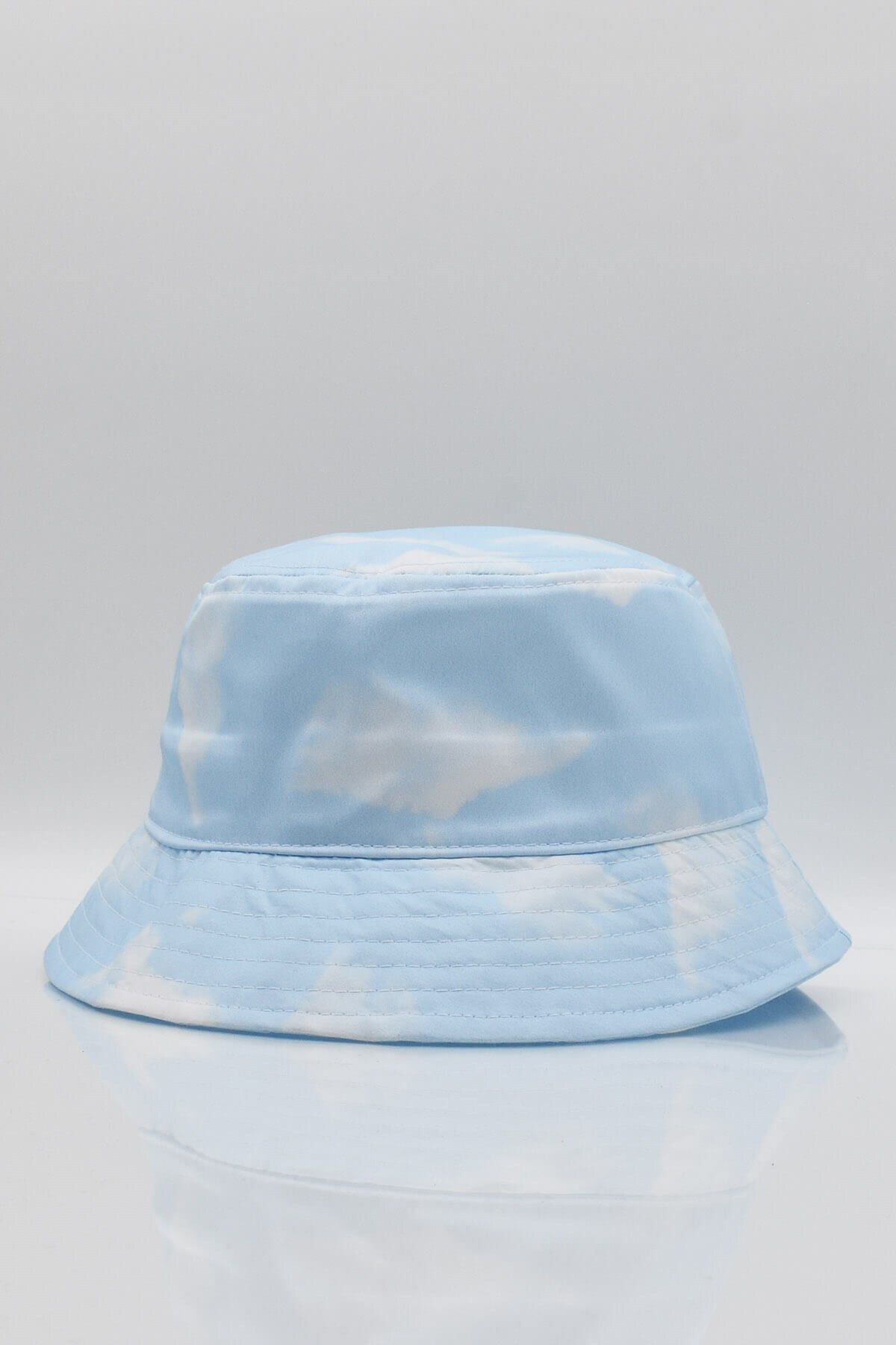 Külah Bulut Desenli Balıkçı Şapka Bucket Hat