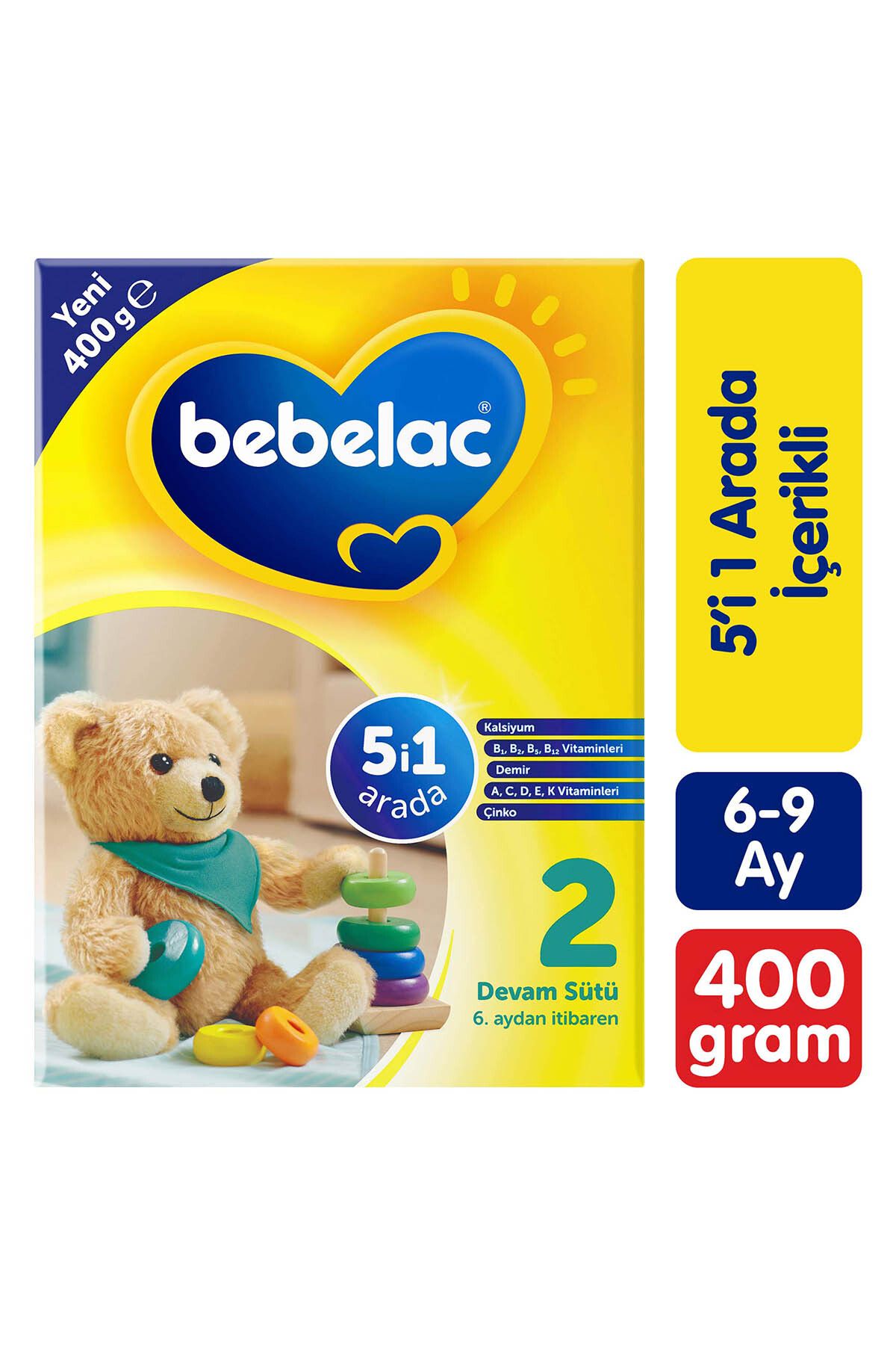 Bebelac 2 Devam Sütü 400 g 6-9 Ay