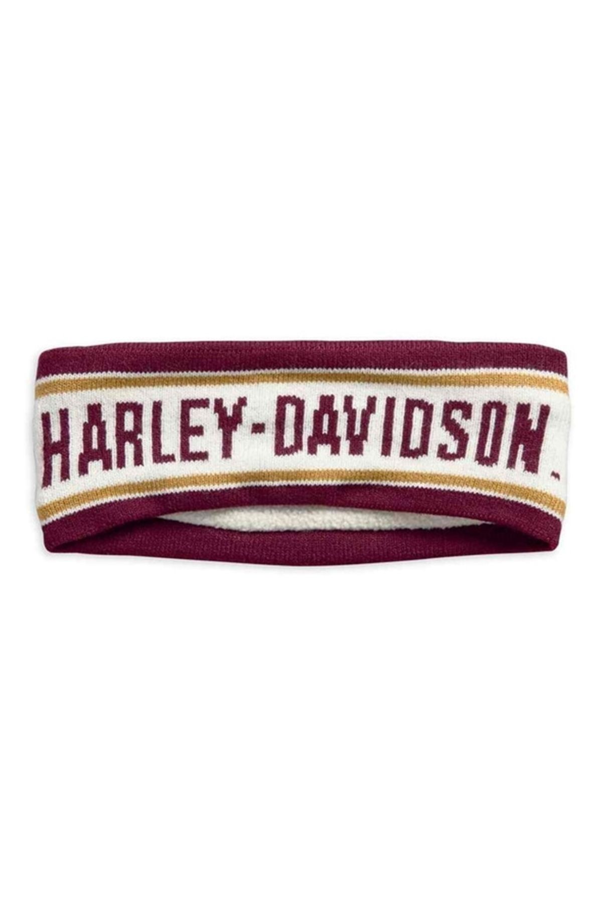 Harley Davidson Harley-davidson Earwarmer Varsity Knt Off Wht